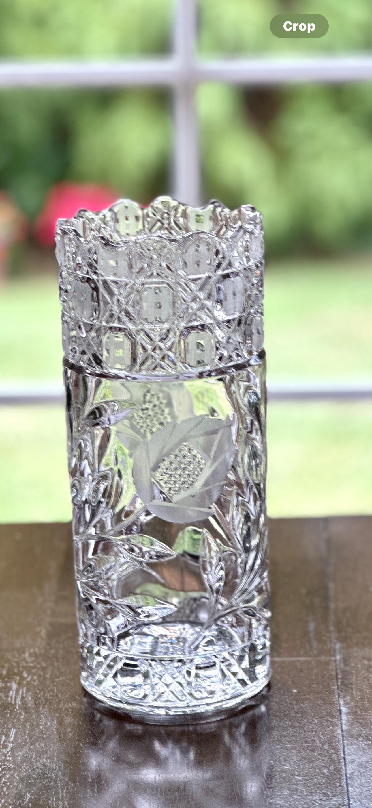 Cambridge Wild Rose Vase