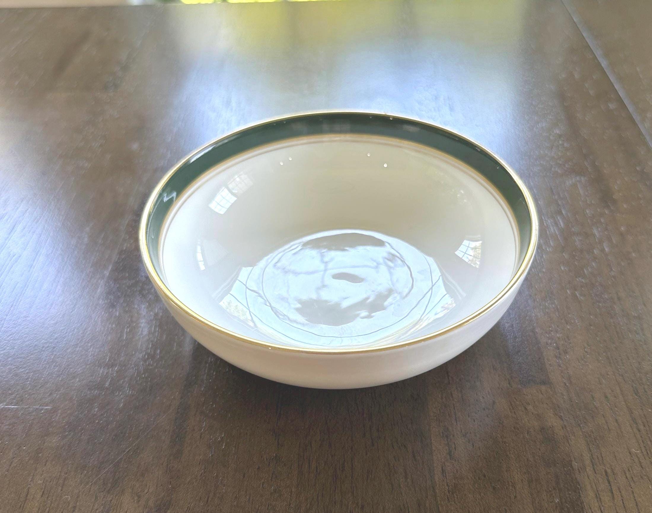 Royal Worcester Howard Leather Green Fruit Bowl