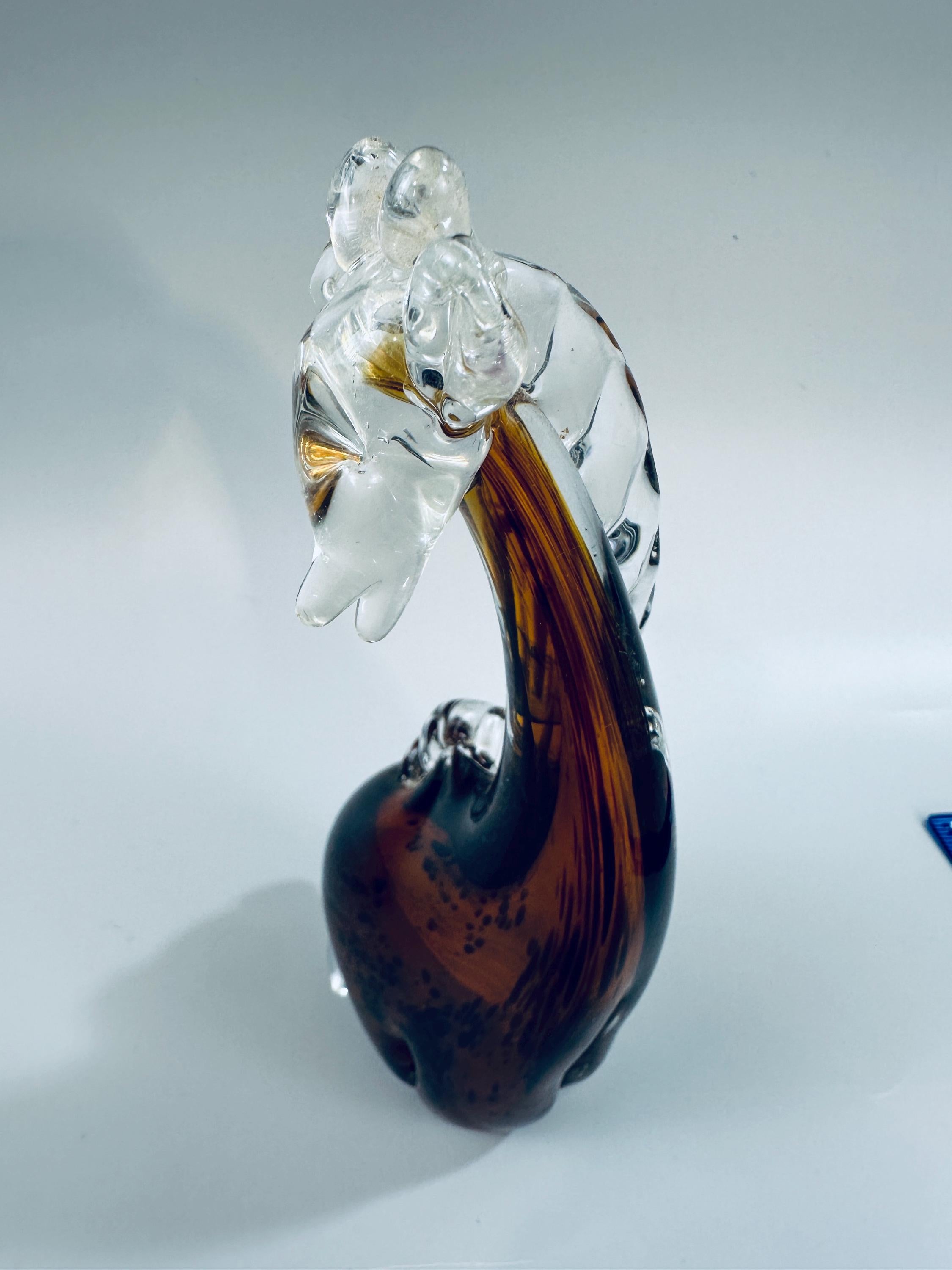 Hand Blown Glass Giraffe Figurine by Dynasty Gallery