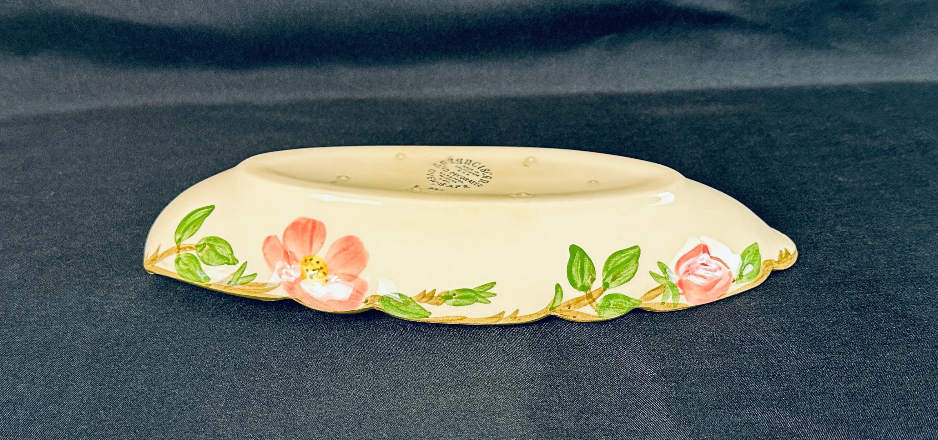 Franciscan Desert Rose Relish Dish USA