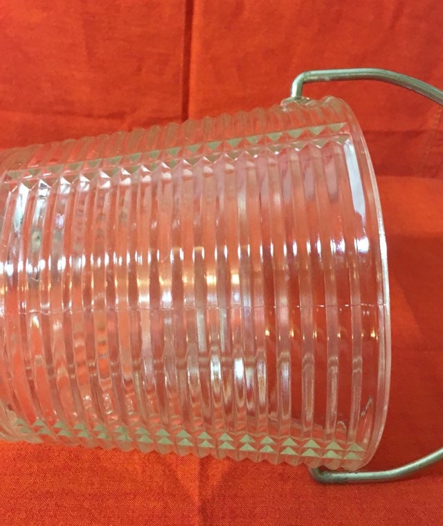 Depression Glass Ice Bucket