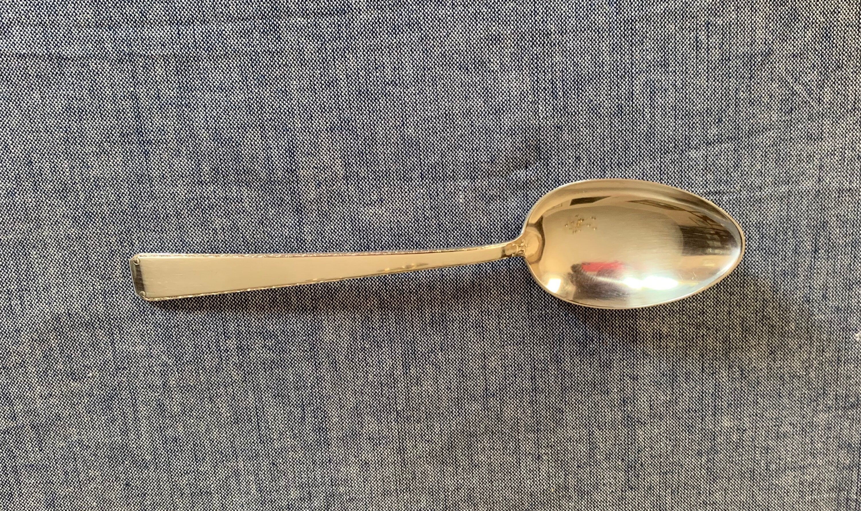 Towle Sterling Old Lace Serving Spoon 8.5”