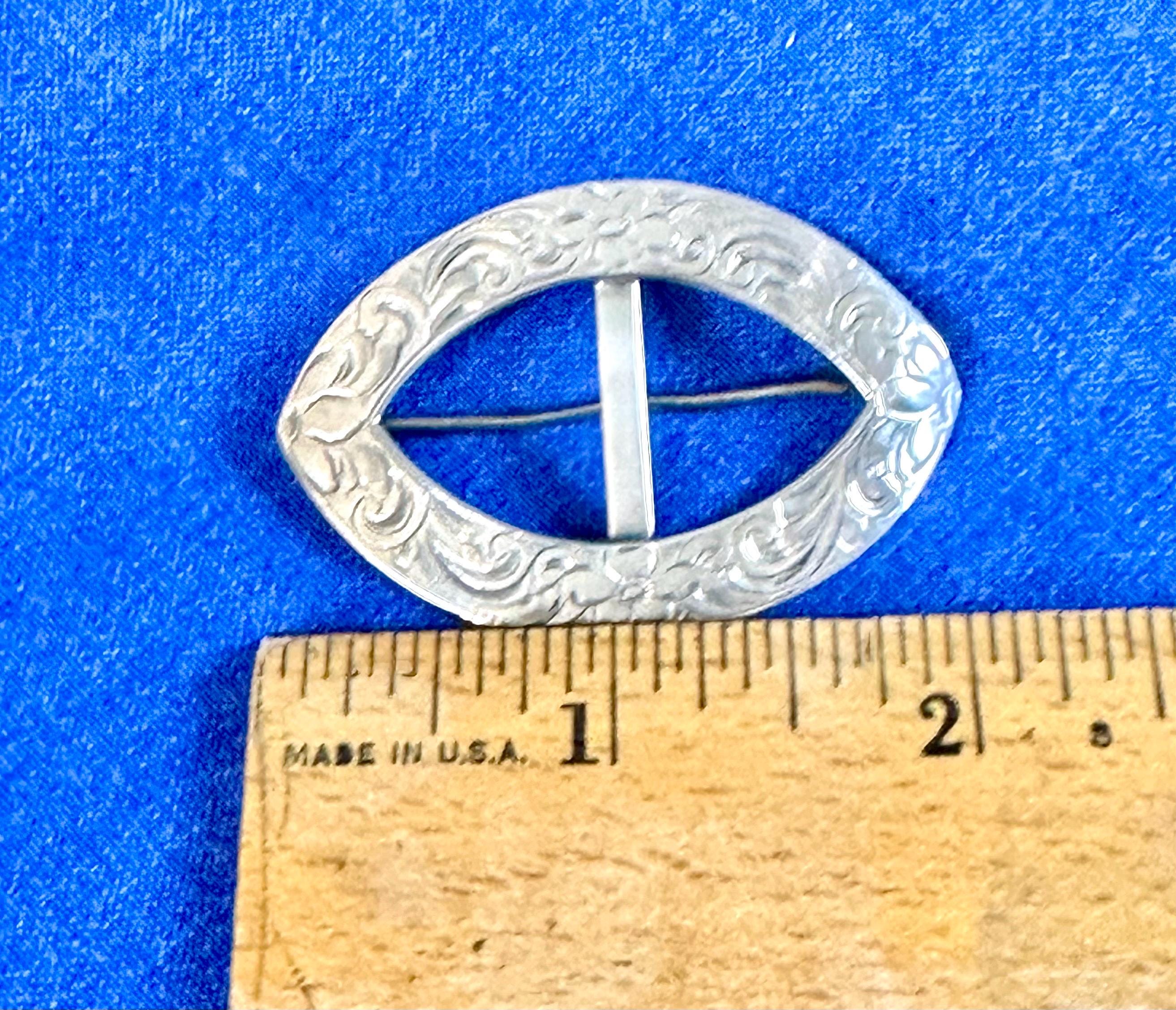 Antique Tiffany Sterling Silver Brooch