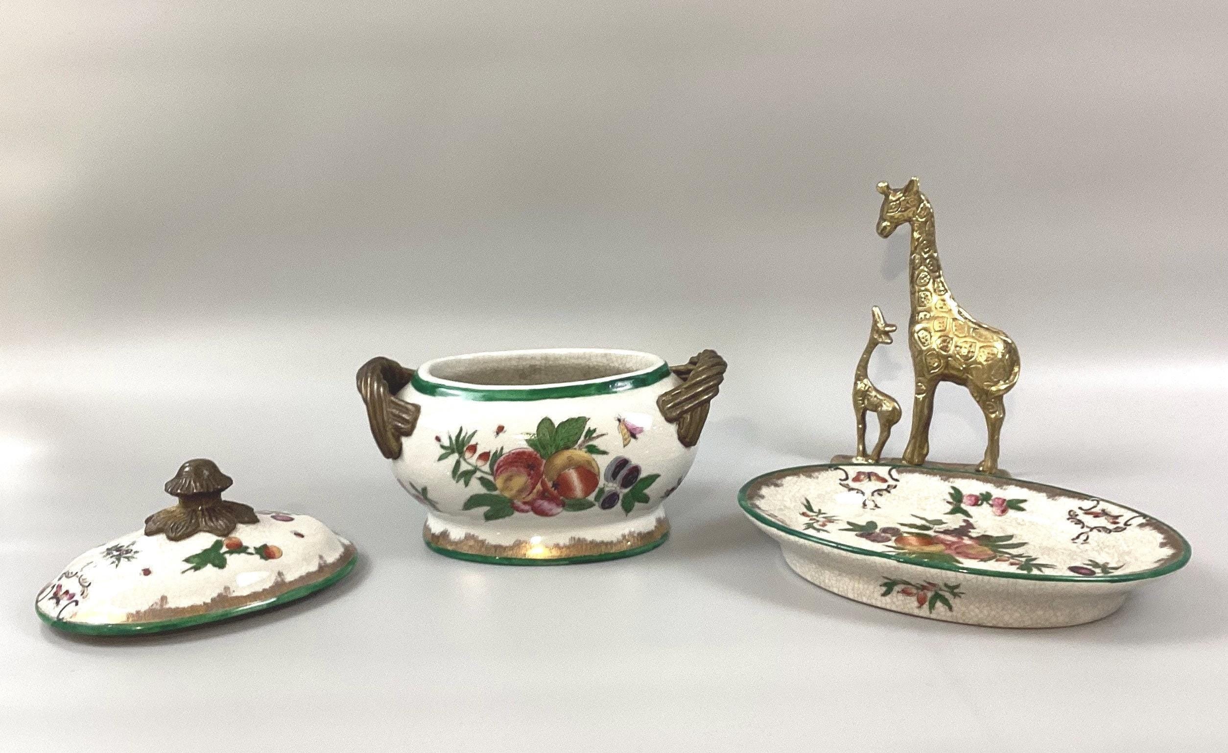 Decorative Porcelain Tureen by Tang Hau