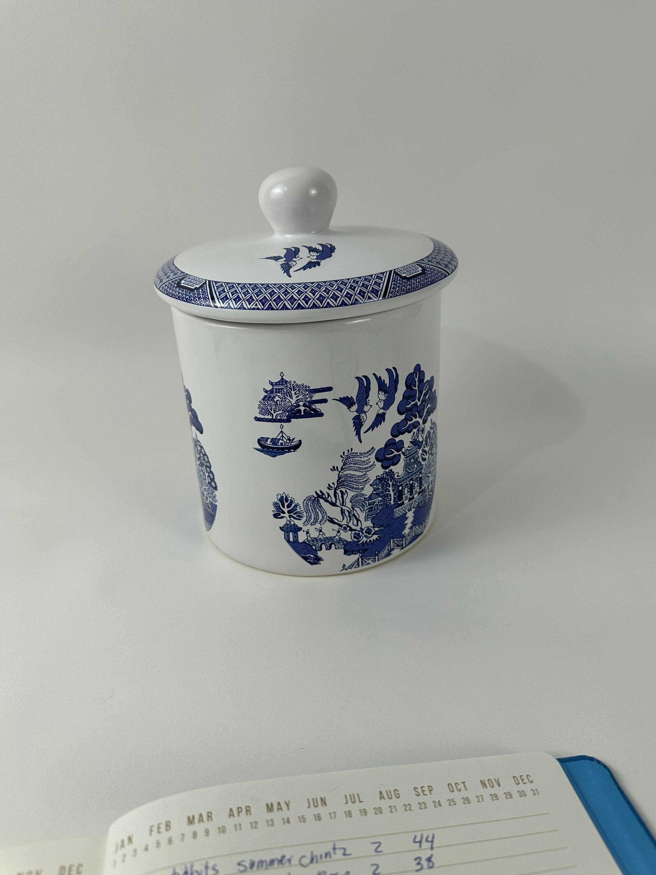Cuthbertson Blue Willow Small Canister
