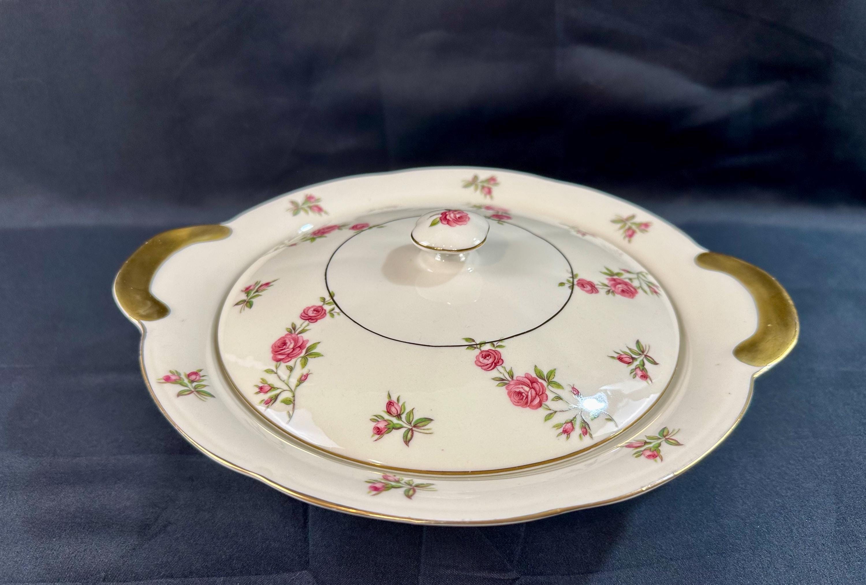 Haviland Delaware Covered Round Serving Bowl