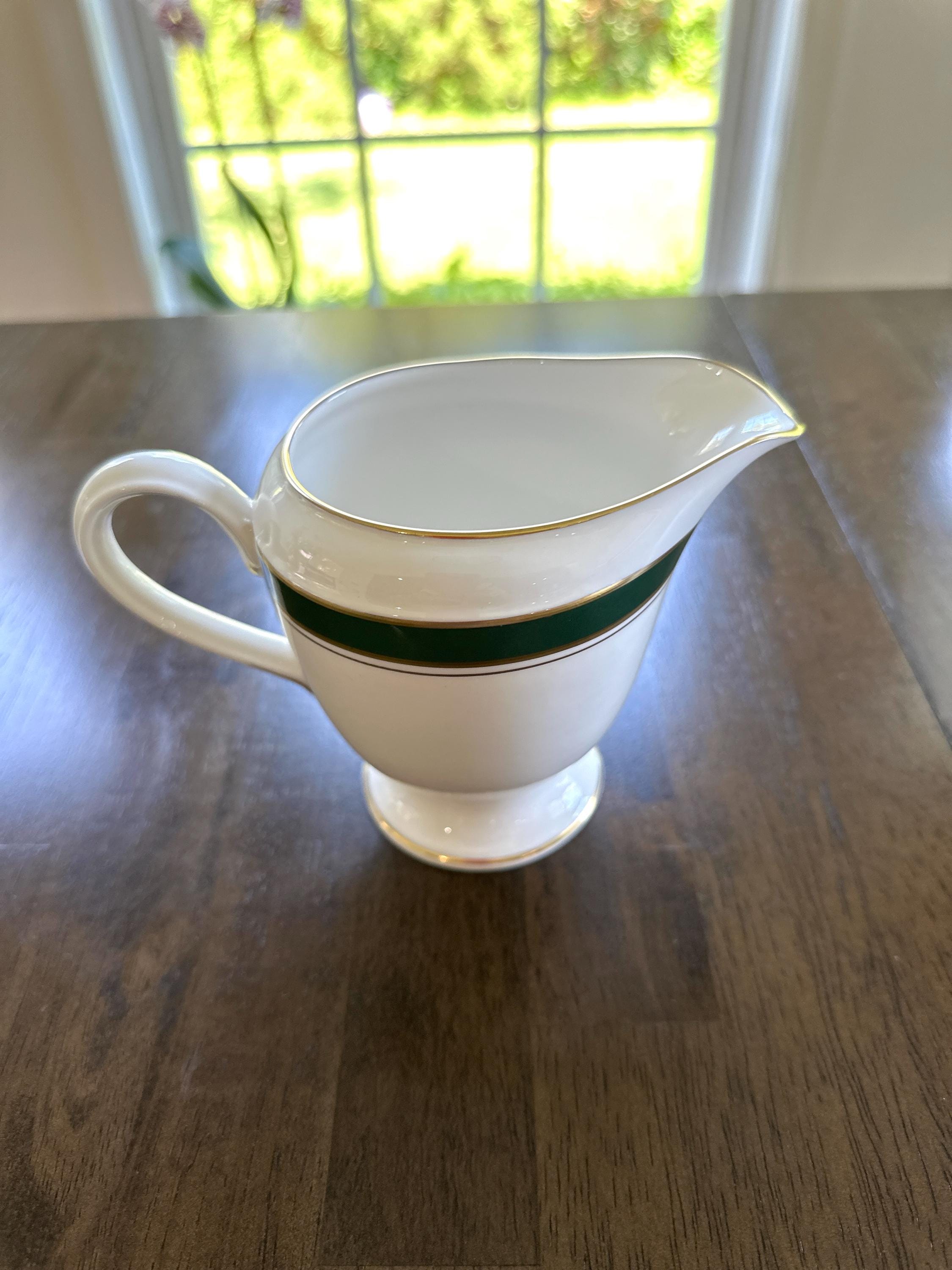 Royal Worcester Howard Leather Green Creamer