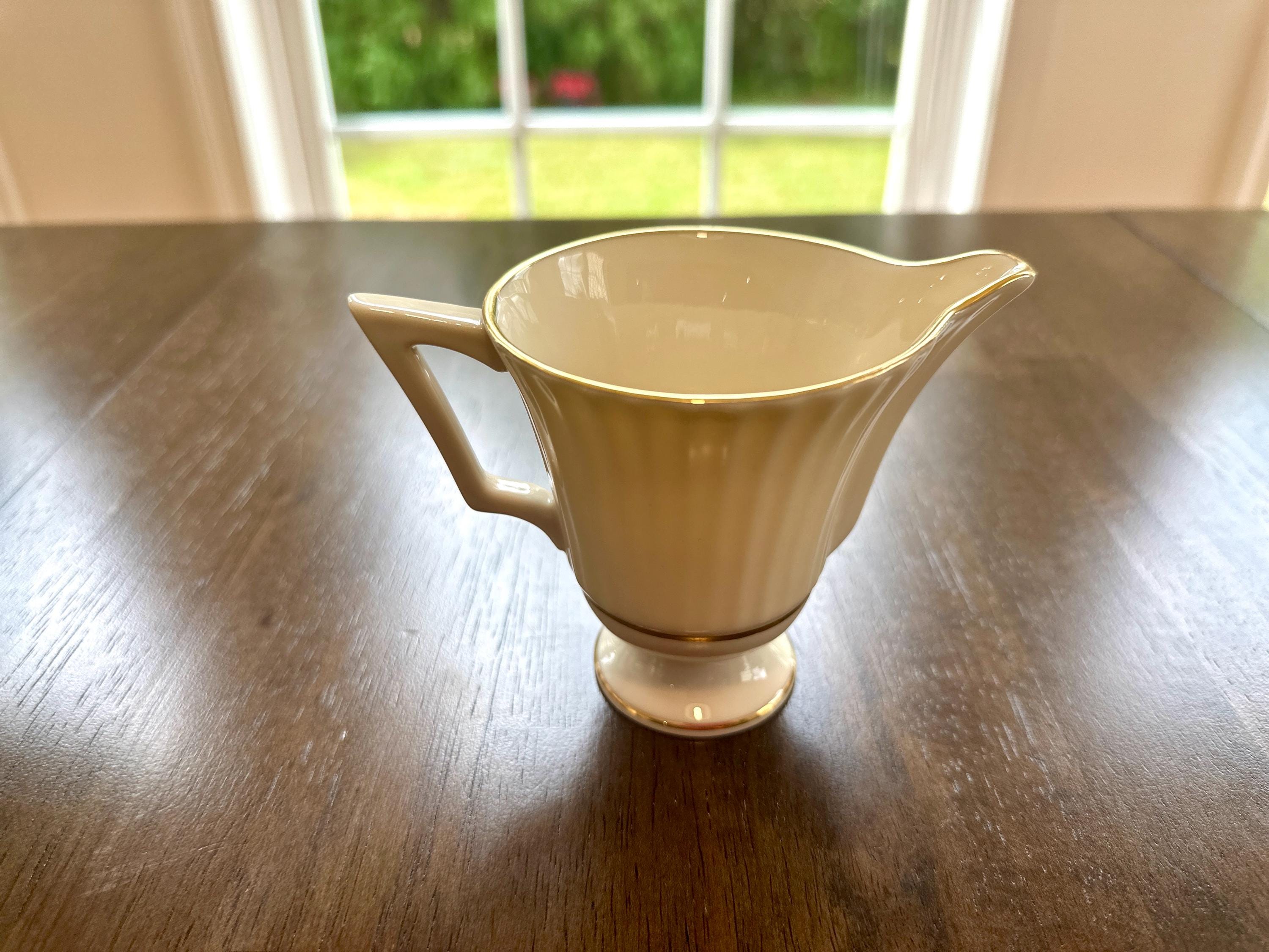 Lenox Citation Gold Creamer and Sugar Bowl
