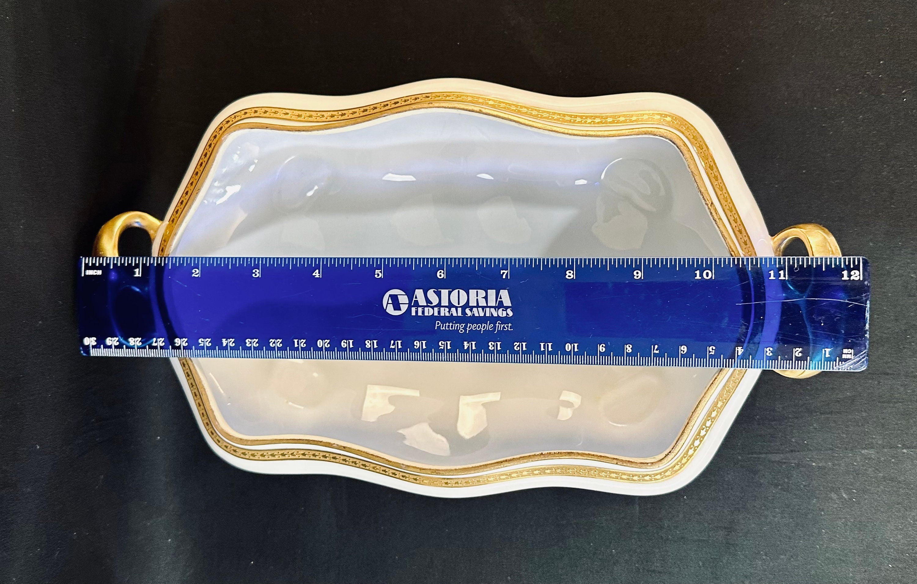 Old Abbey Limoges Covered Serving Bowl