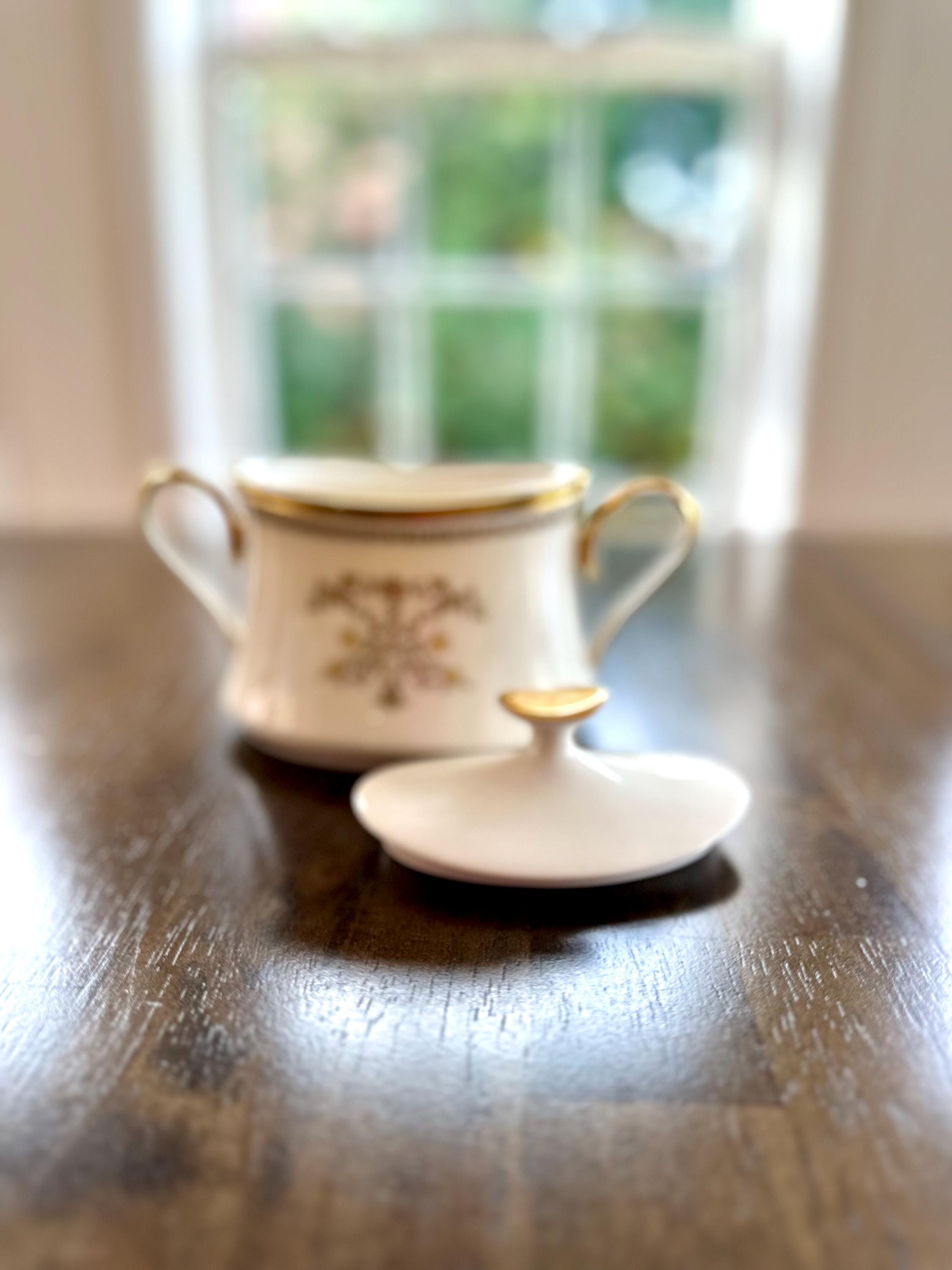 Lenox Castle Garden Sugar Bowl