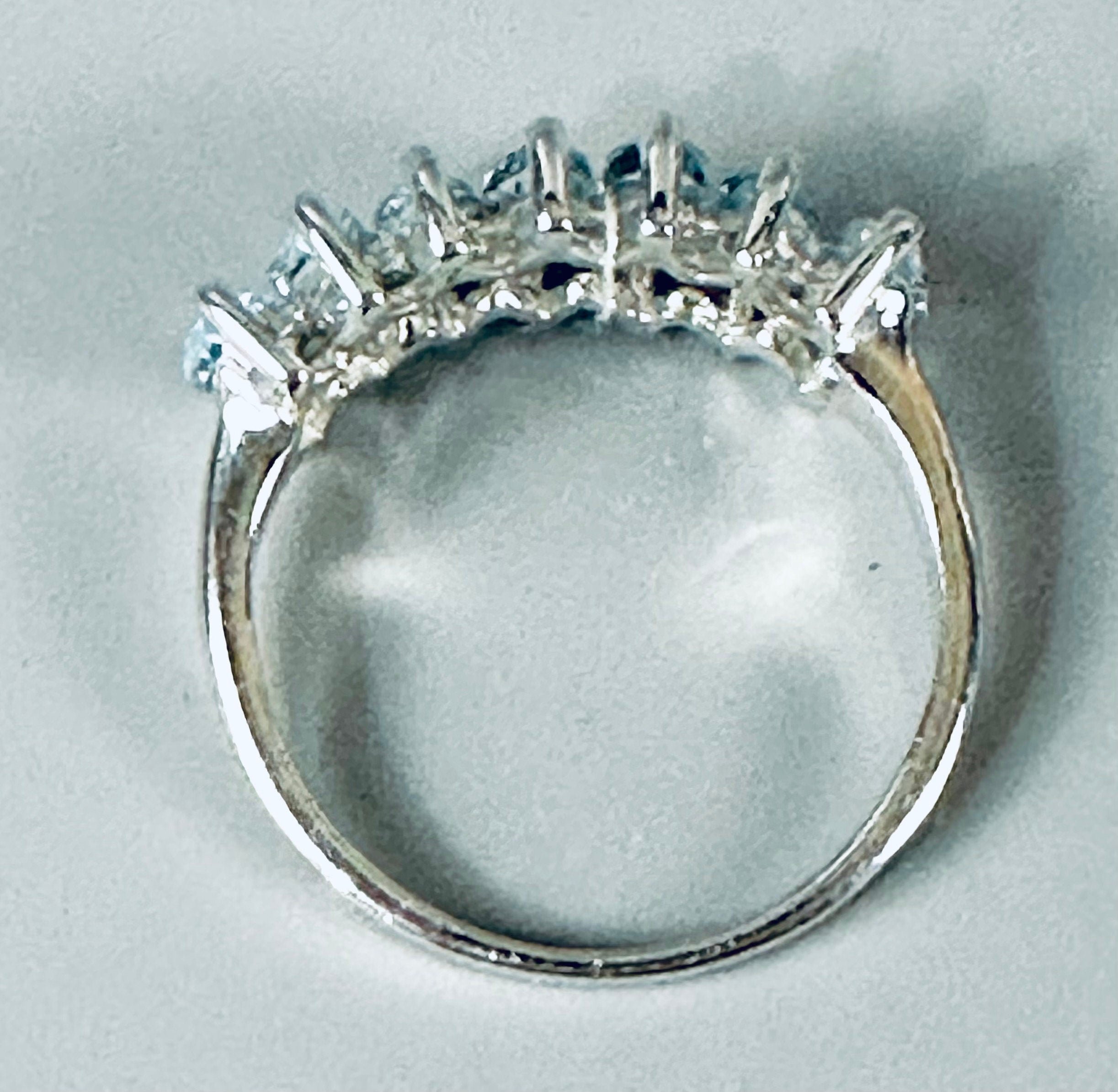Aquamarine Sterling Ring