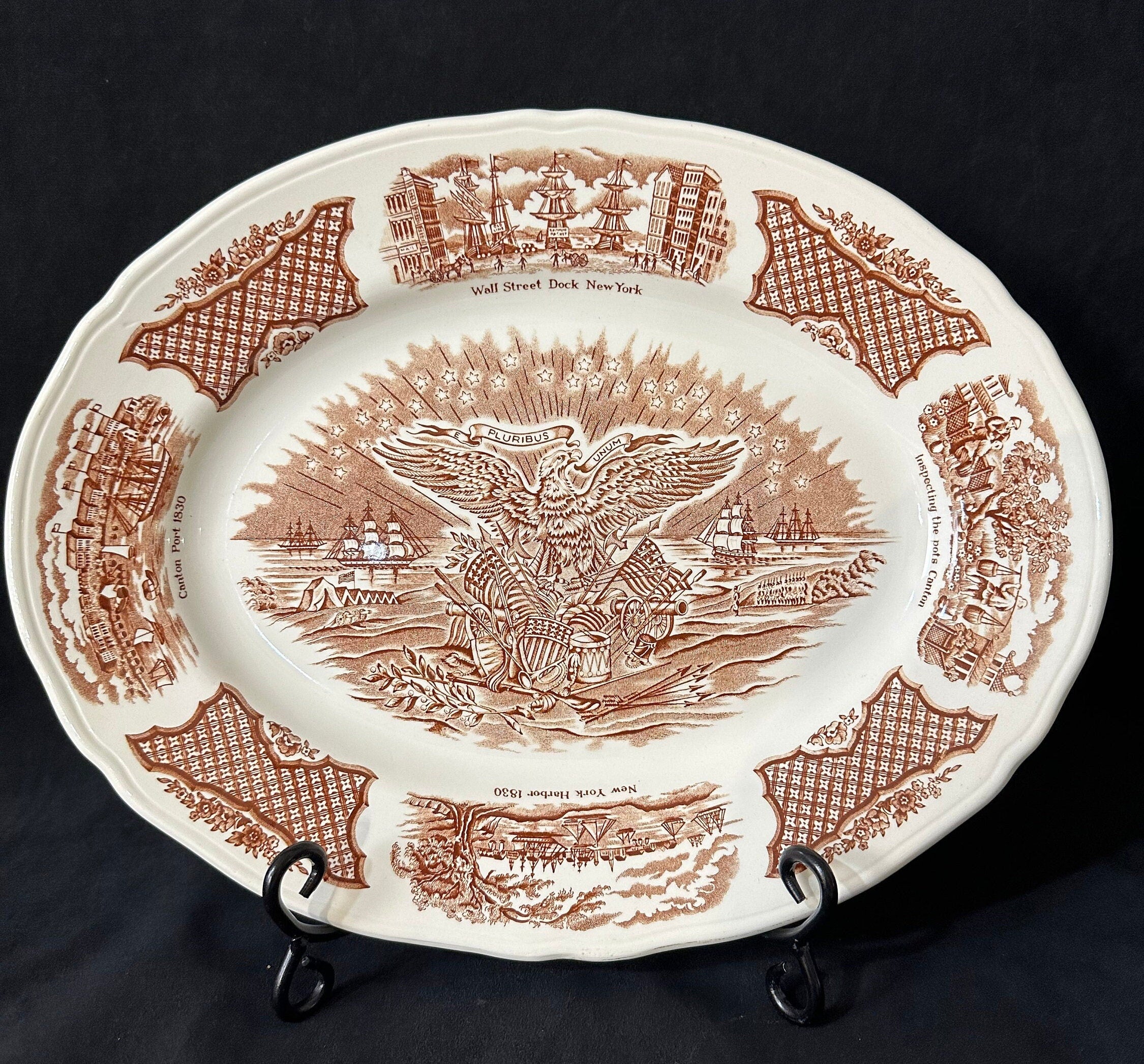 Fair Winds Platter by Alfred Meakin