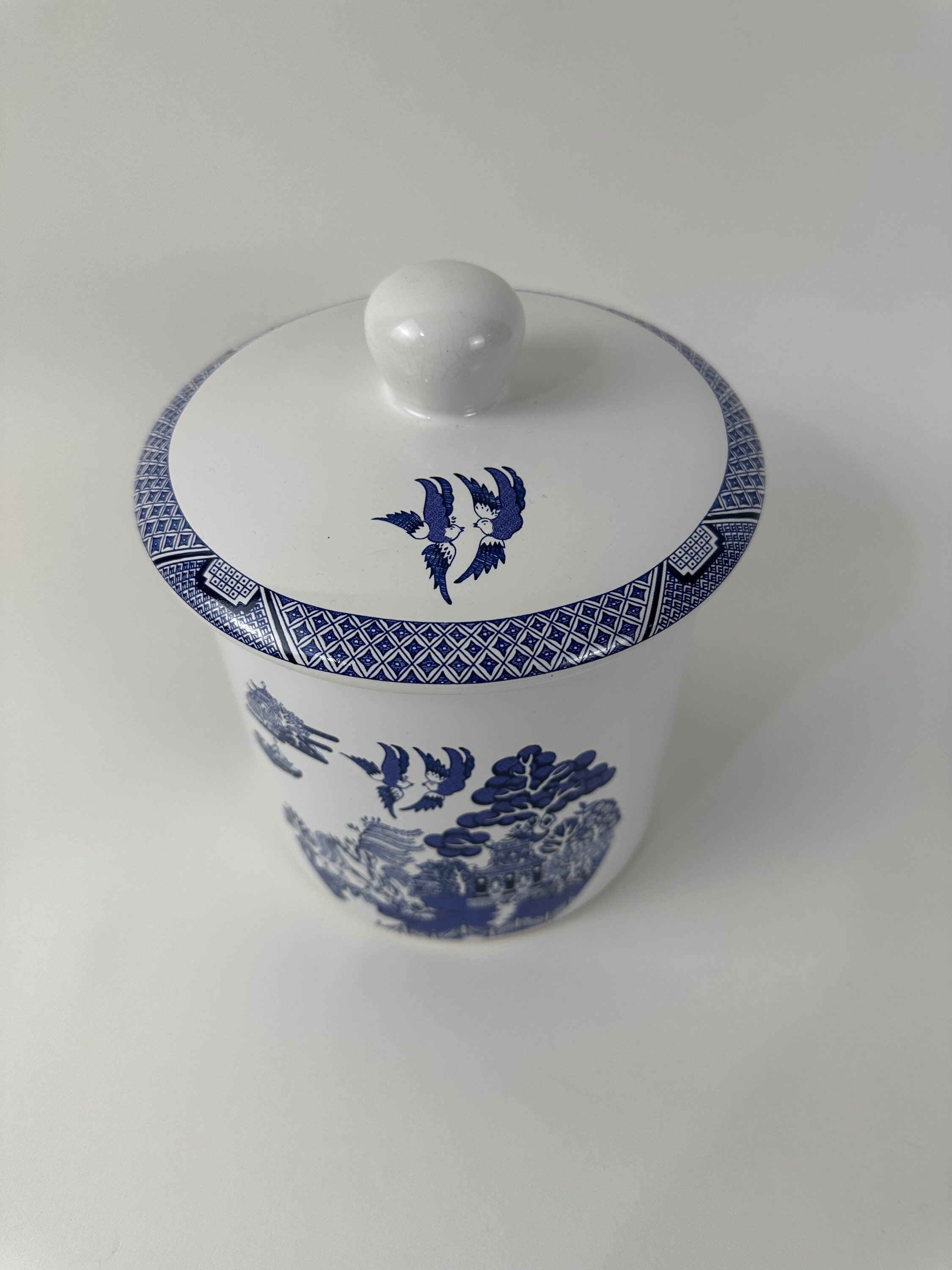 Cuthbertson Blue Willow Large Canister