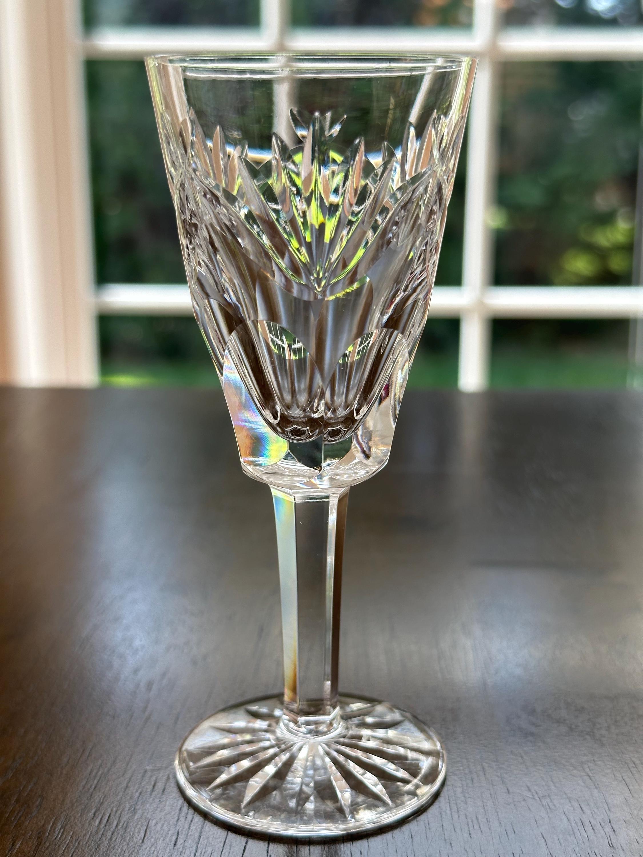 4 Waterford Crystal Sherry Glasses Ashling Pattern