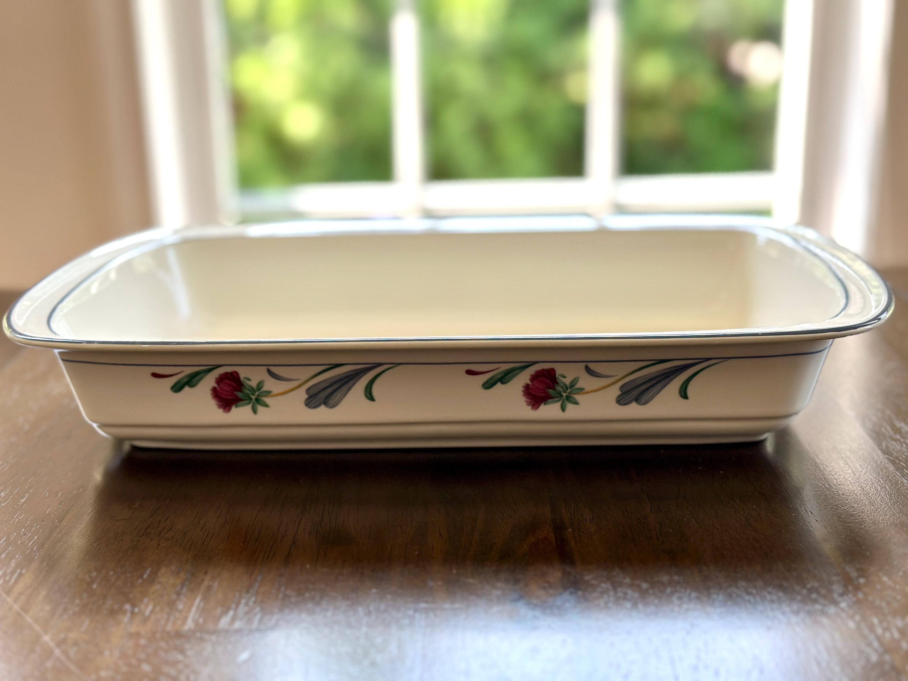 Lenox Poppies on Blue Hostess Set