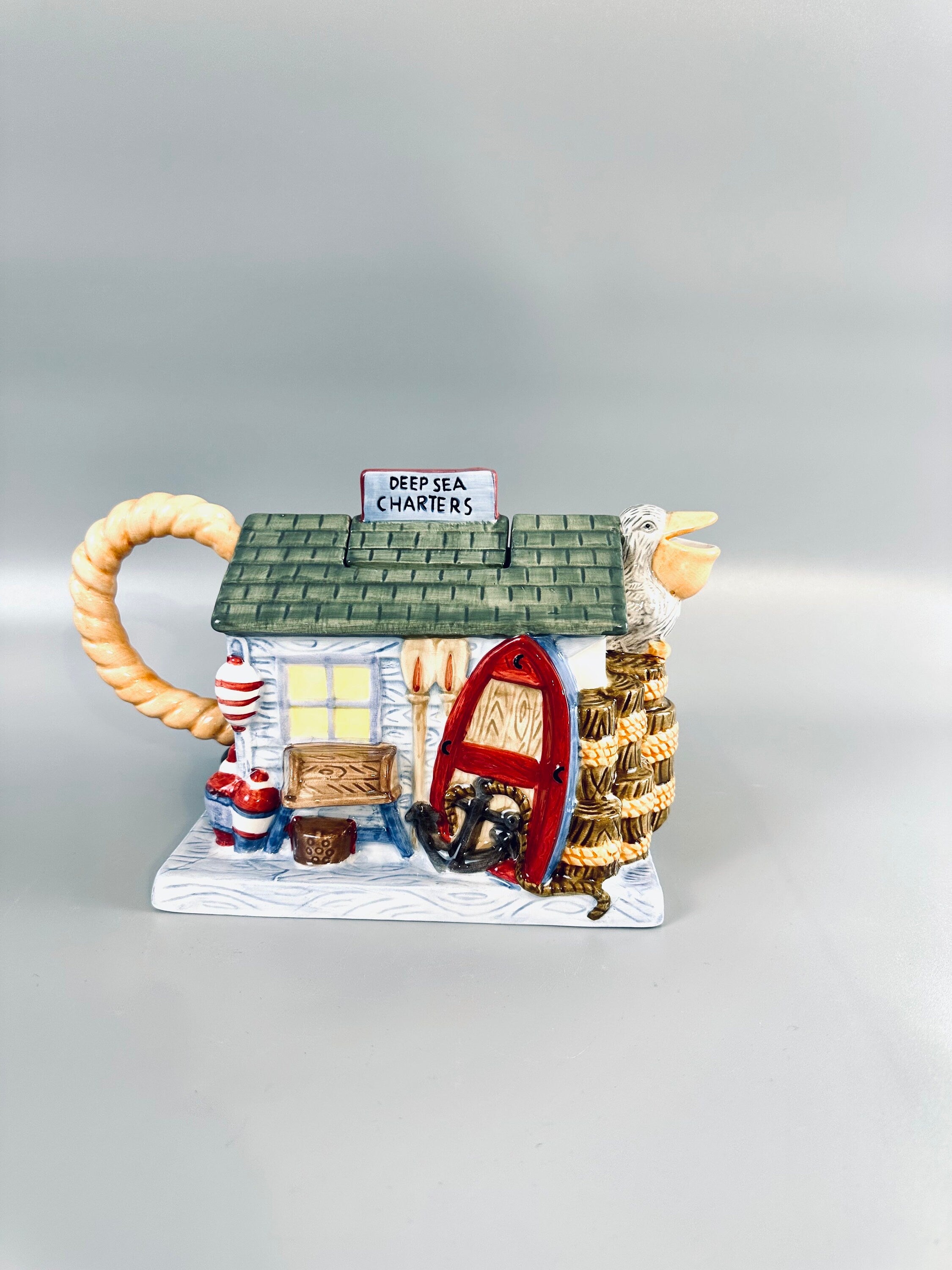 Bait Shop Ceramic Teapot