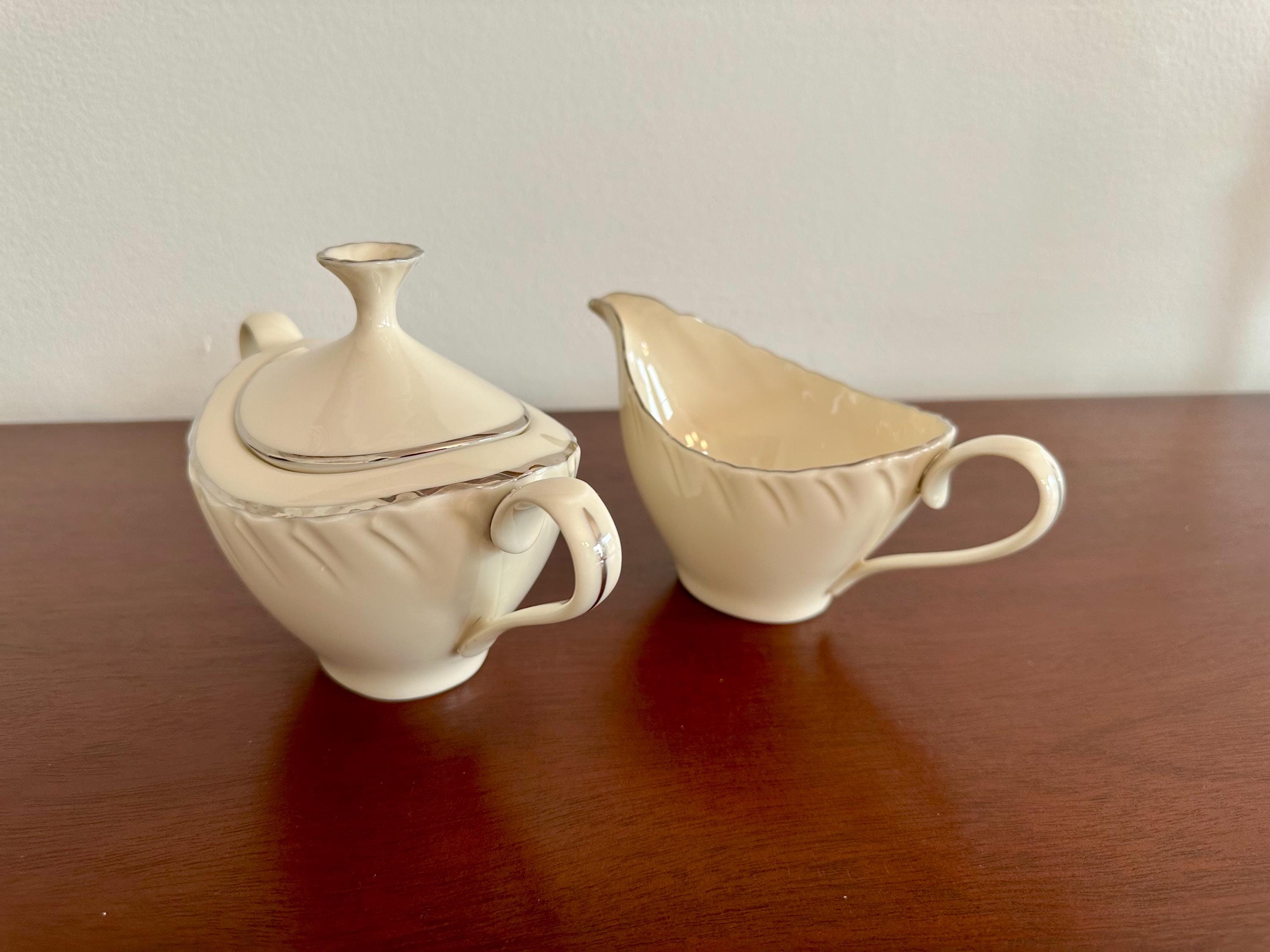 Lenox Weatherly Creamer and Sugar Bowl