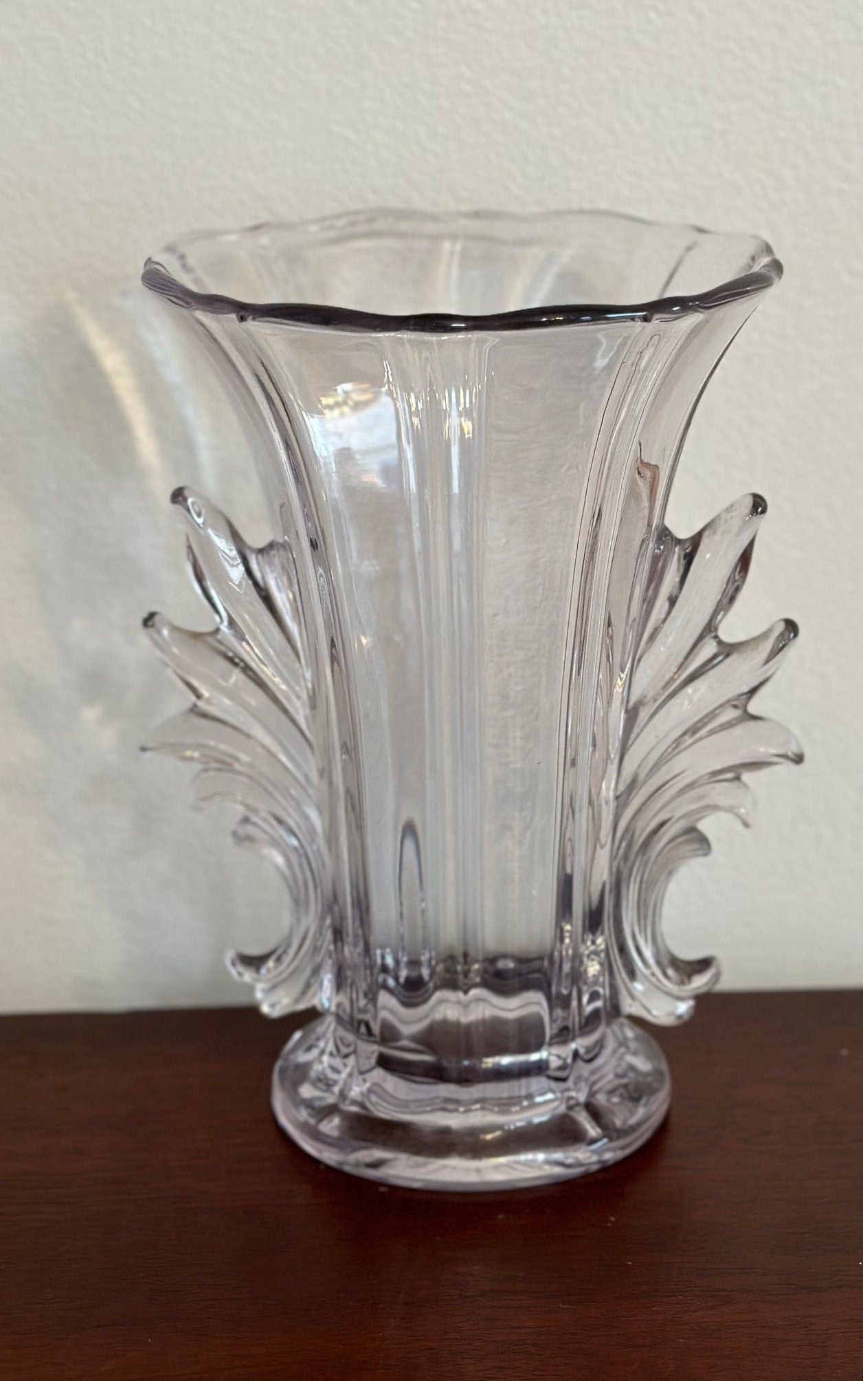 Fostoria Baroque Vase Rare Purple Vase