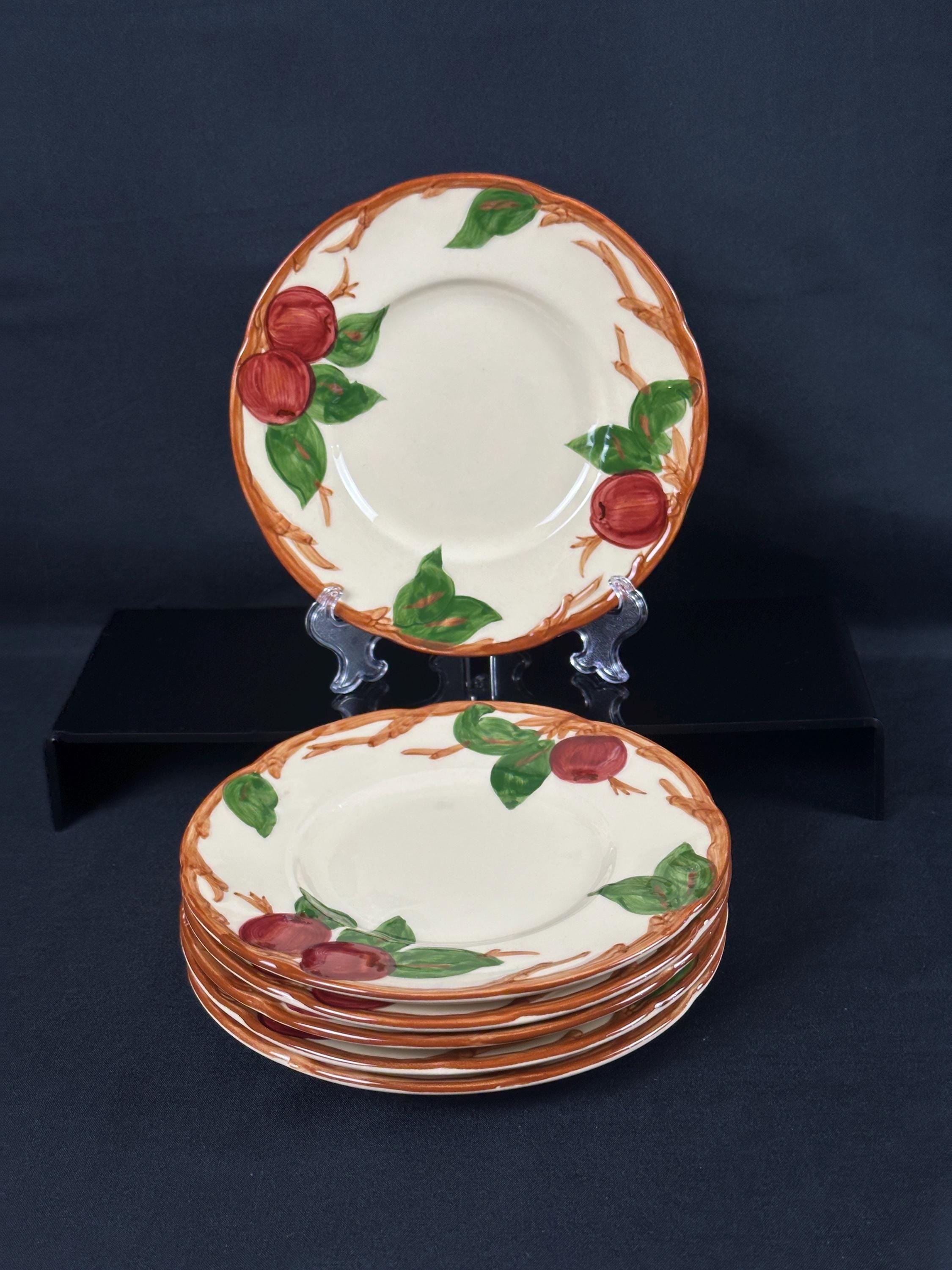6 Franciscan Apple Bread Plates