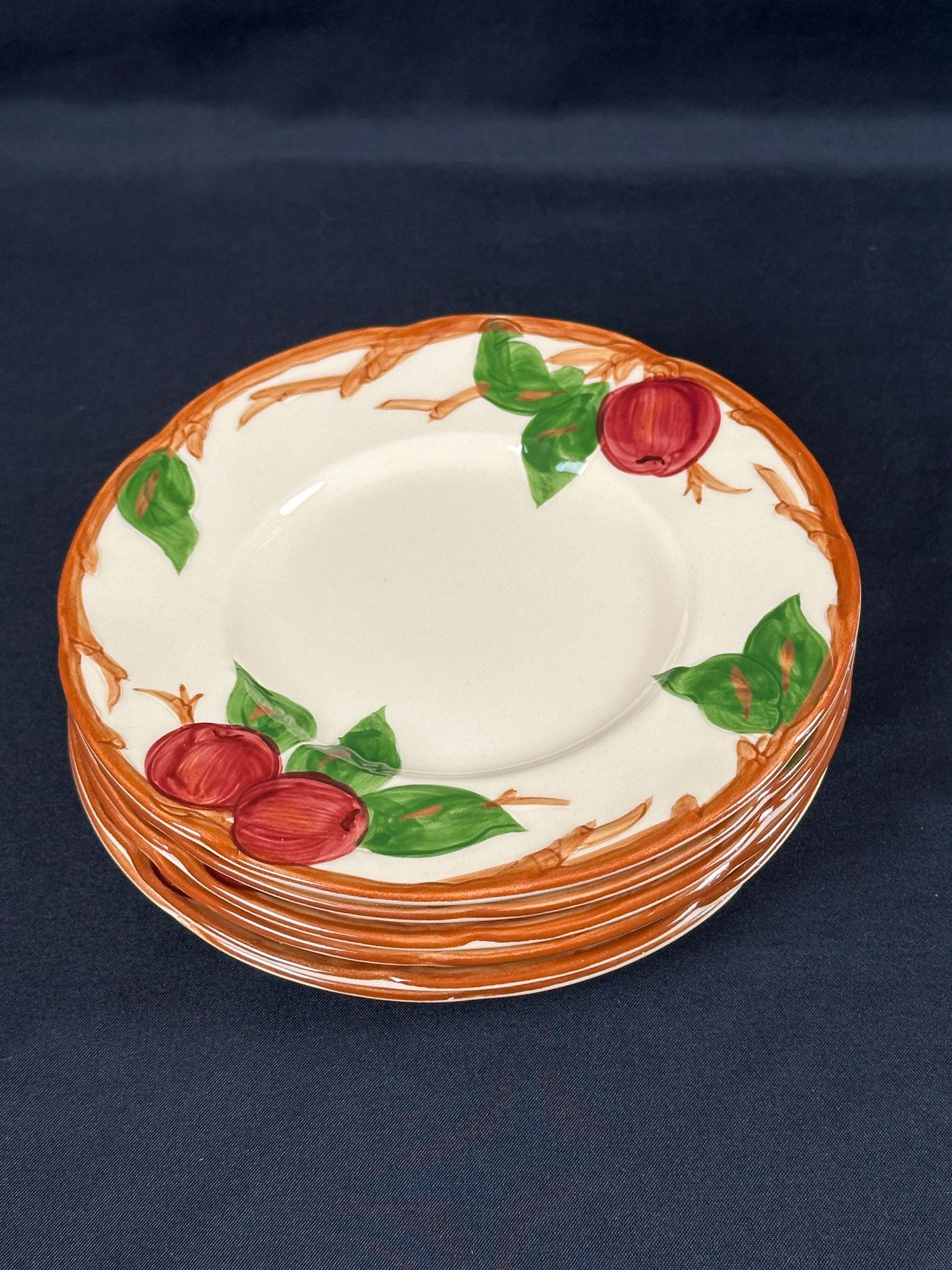 6 Franciscan Apple Bread Plates