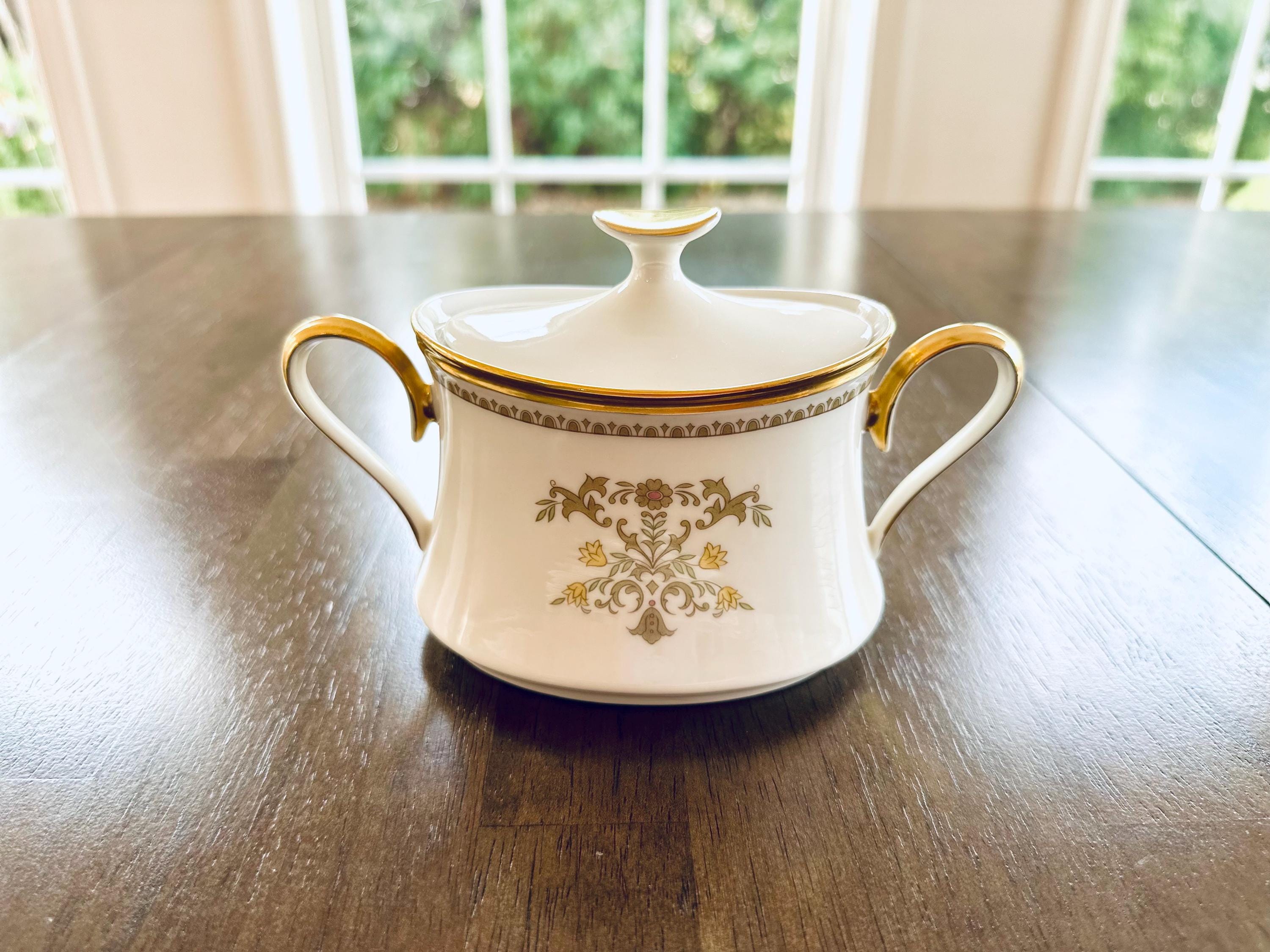 Lenox Castle Garden Sugar Bowl