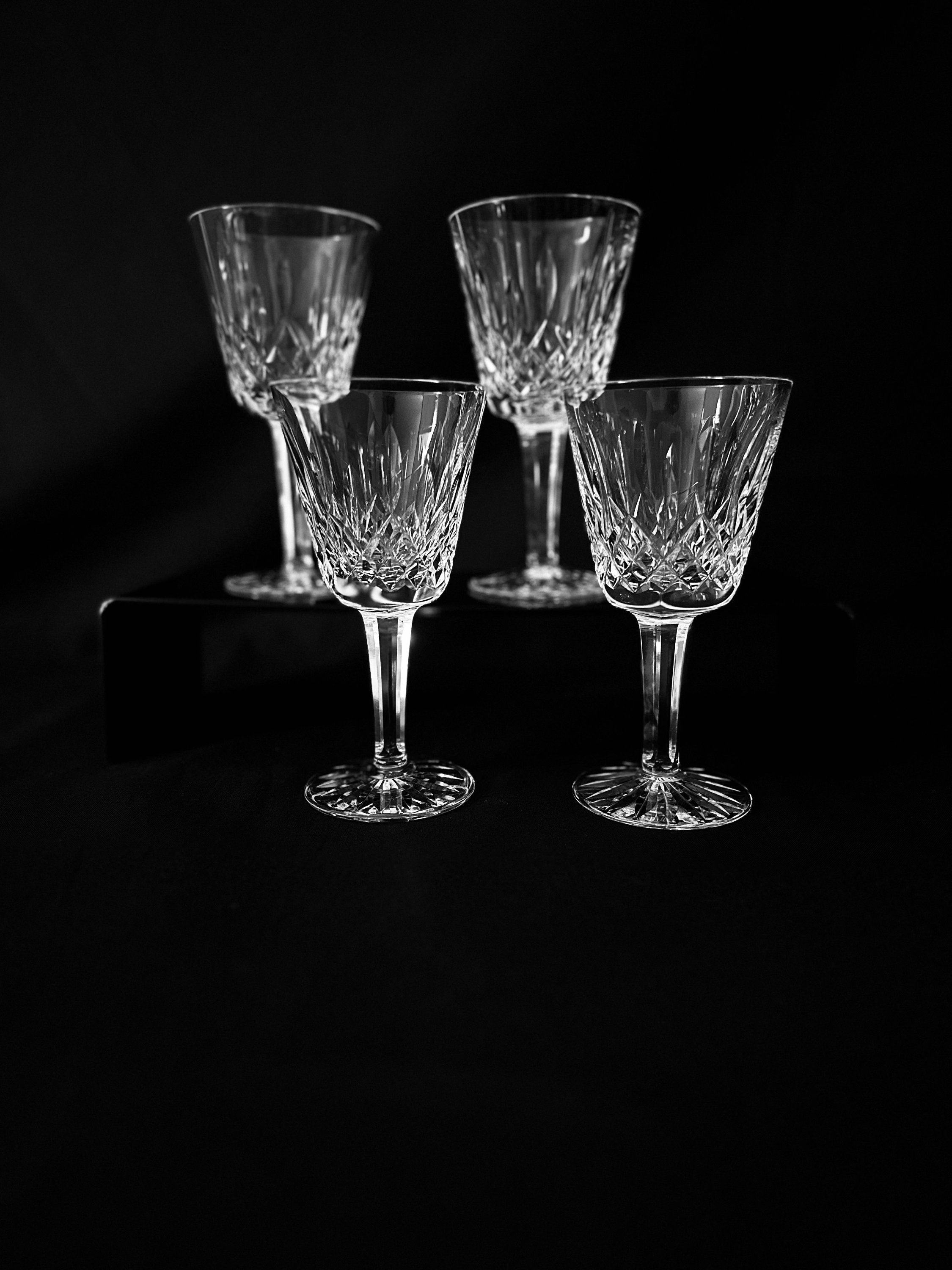 8 Waterford Lismore Crystal Wine Glasses