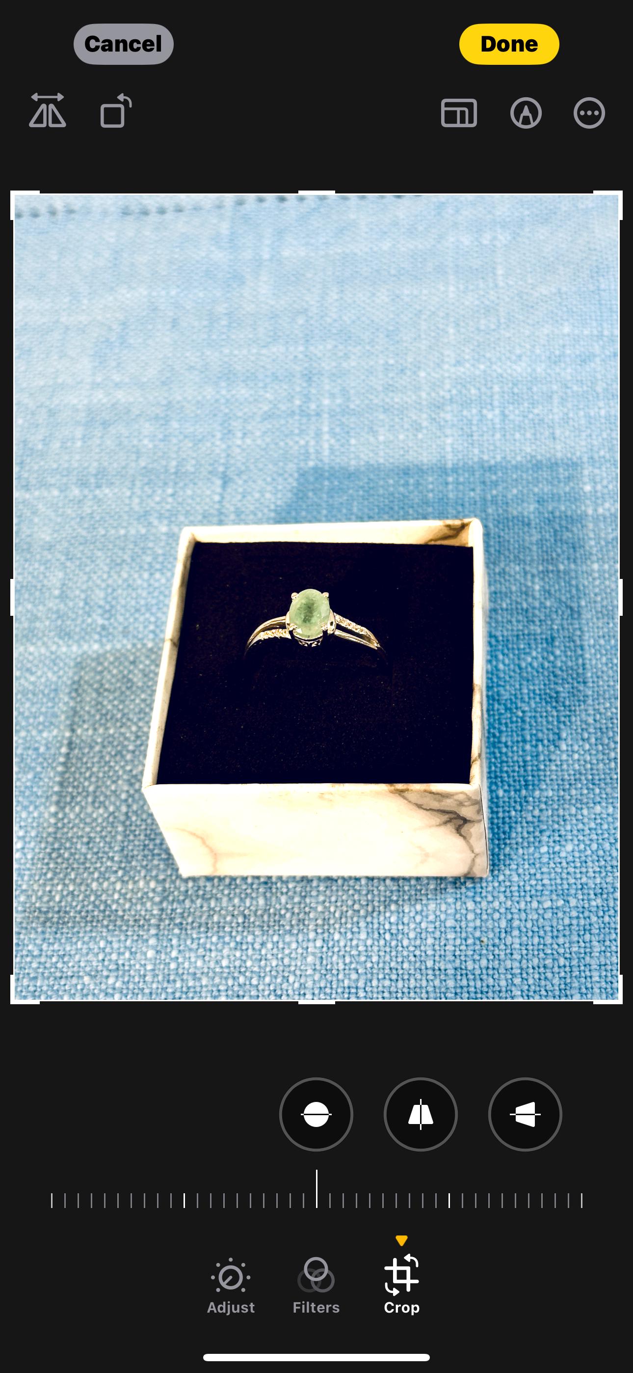 Sterling Silver and Jadite Ring size 9