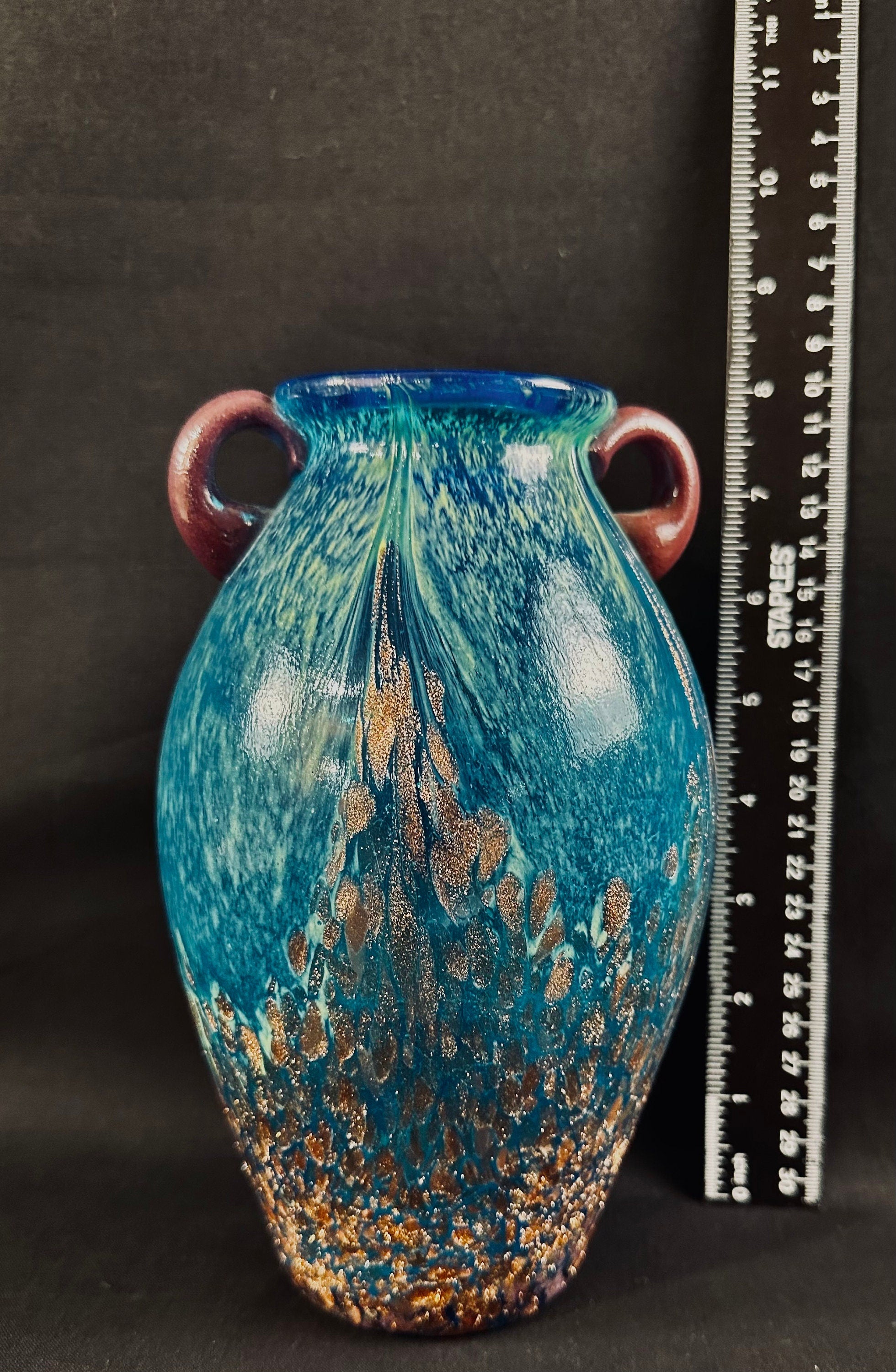 Dale Tiffany Favrile Art Glass Vase