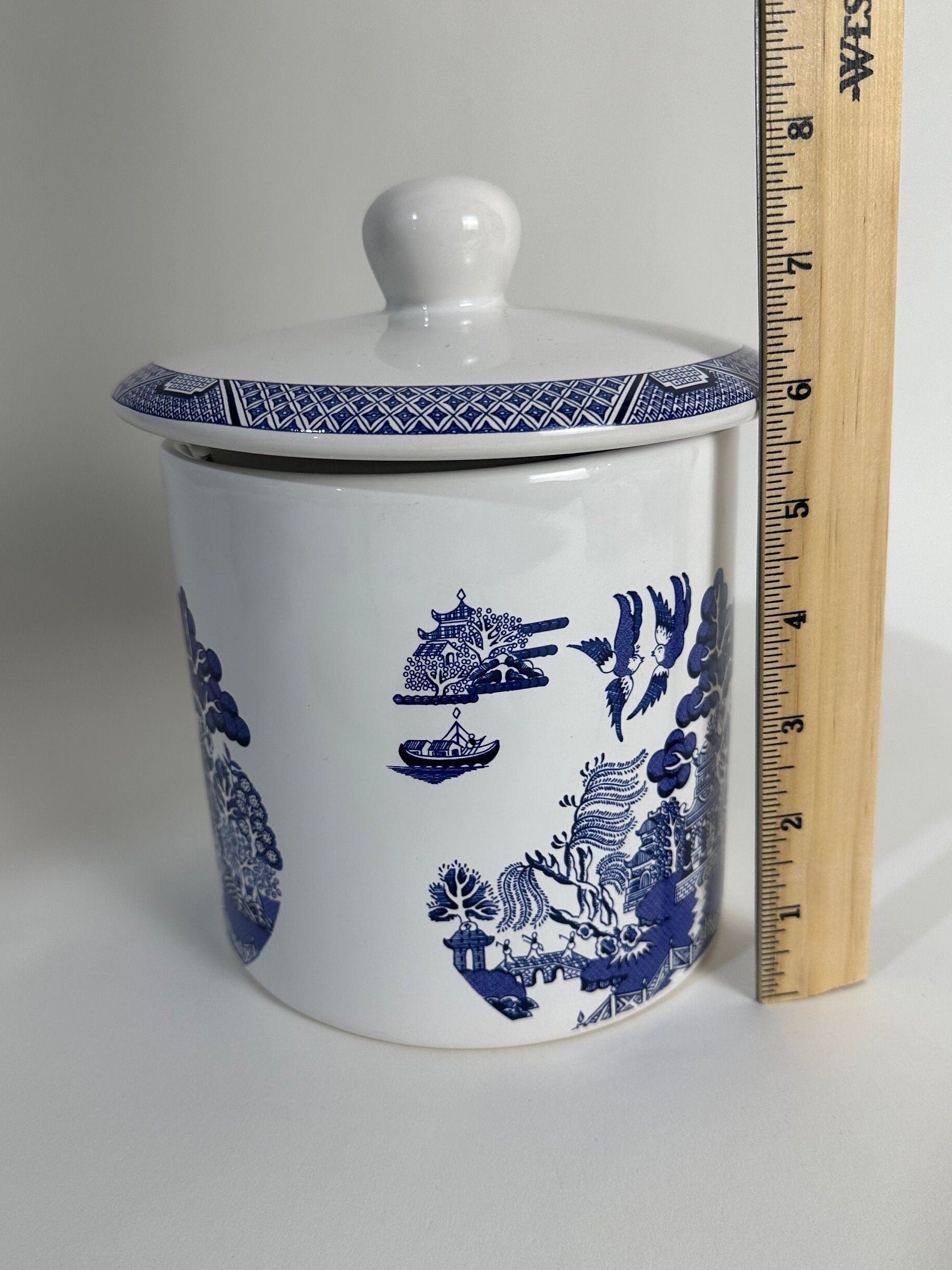 Cuthbertson Blue Willow Medium Canister