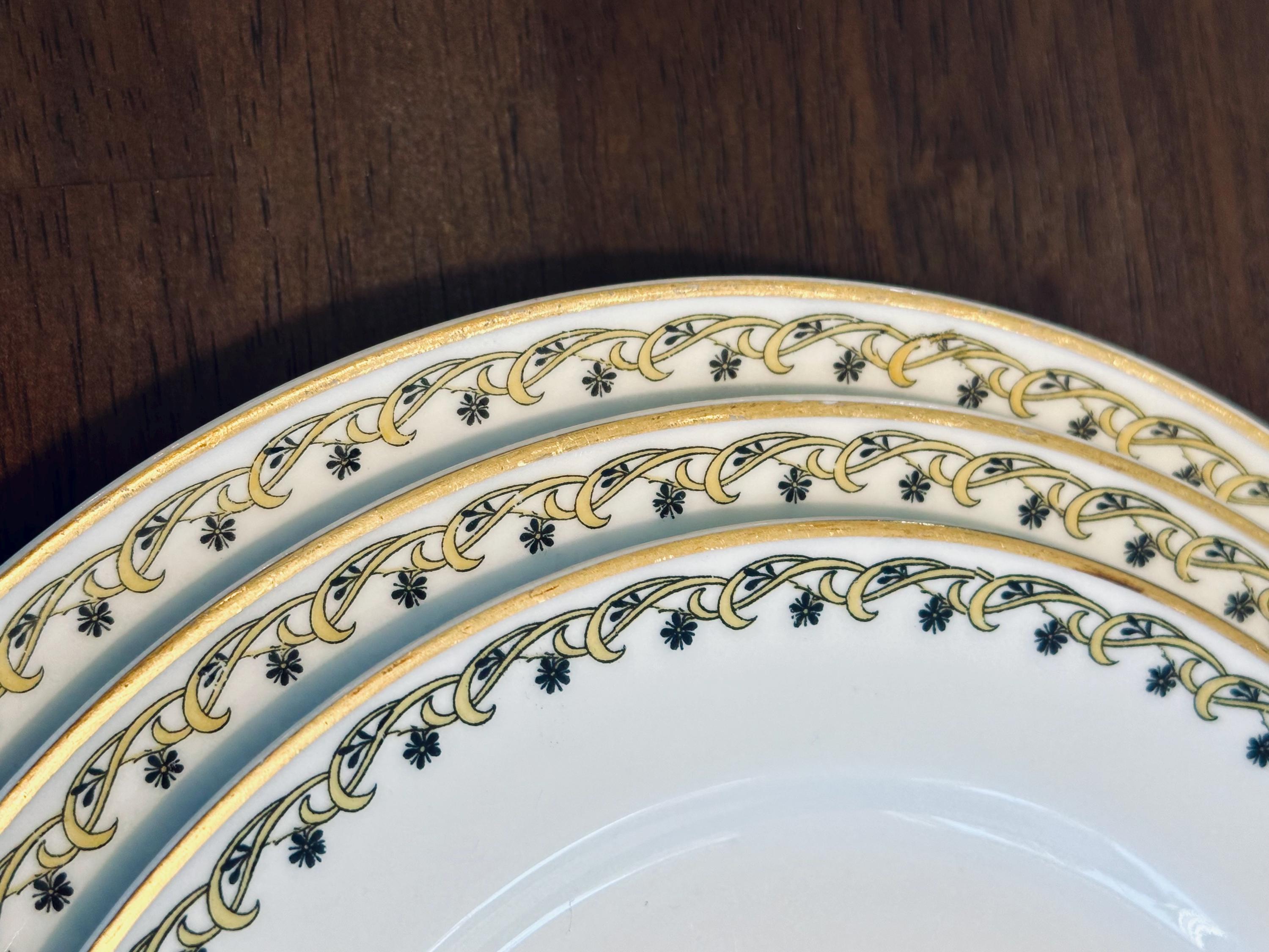 Haviland Limoges Large Set of Antique French China