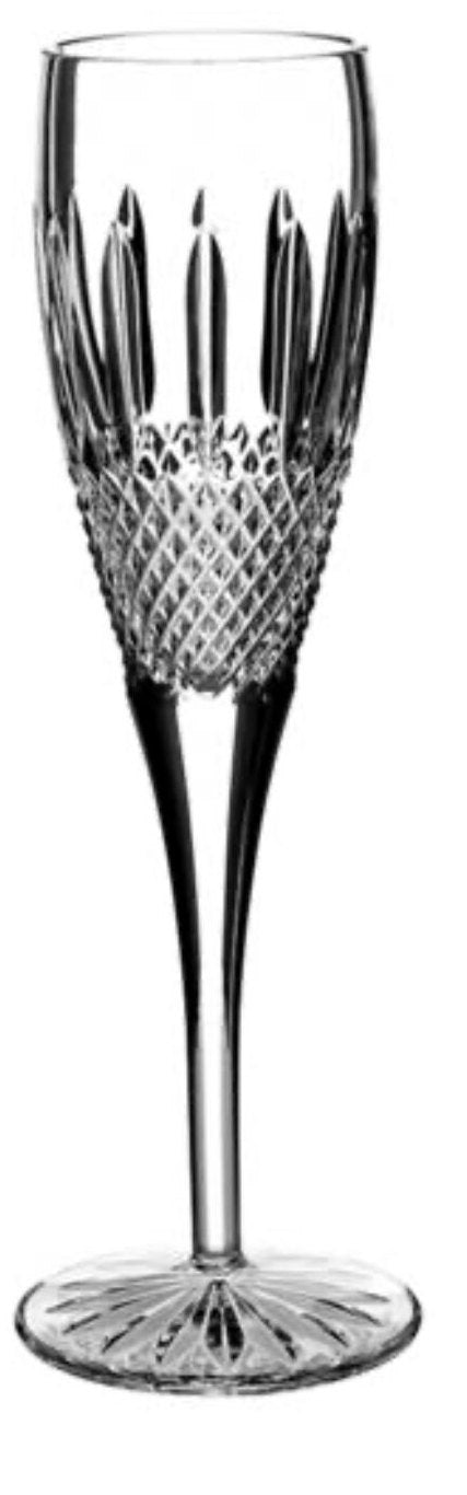 6 Waterford Glenmede Crystal Champagne Flutes