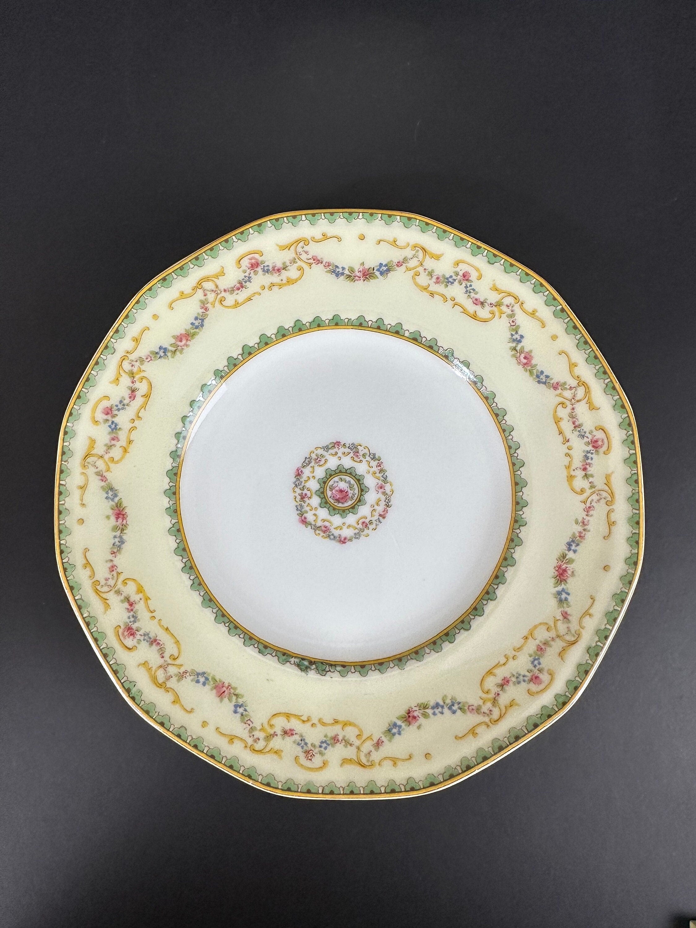 Five Haviland Bread Plates in the Venice Pattern