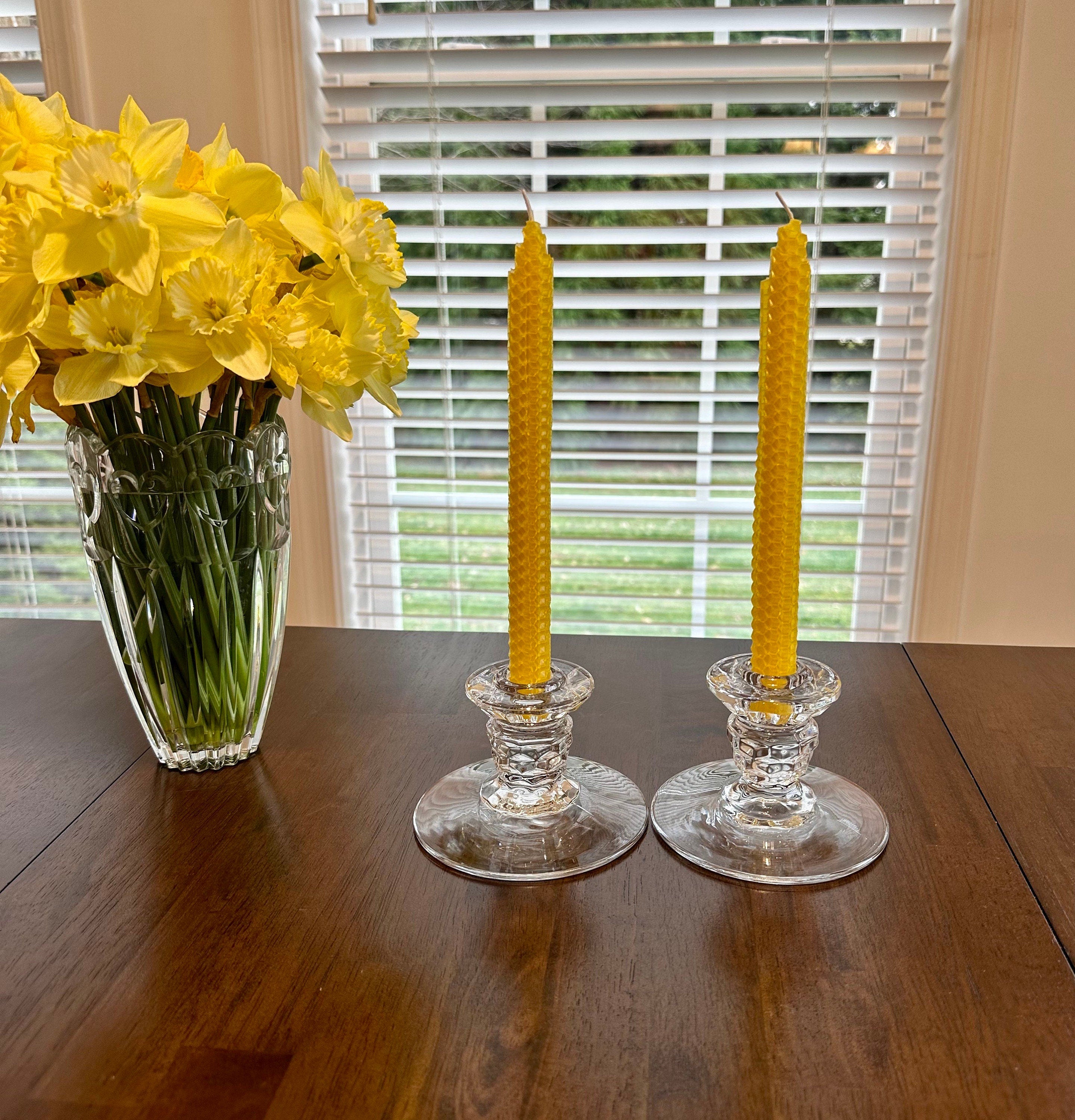 Fostoria American Candle Holders