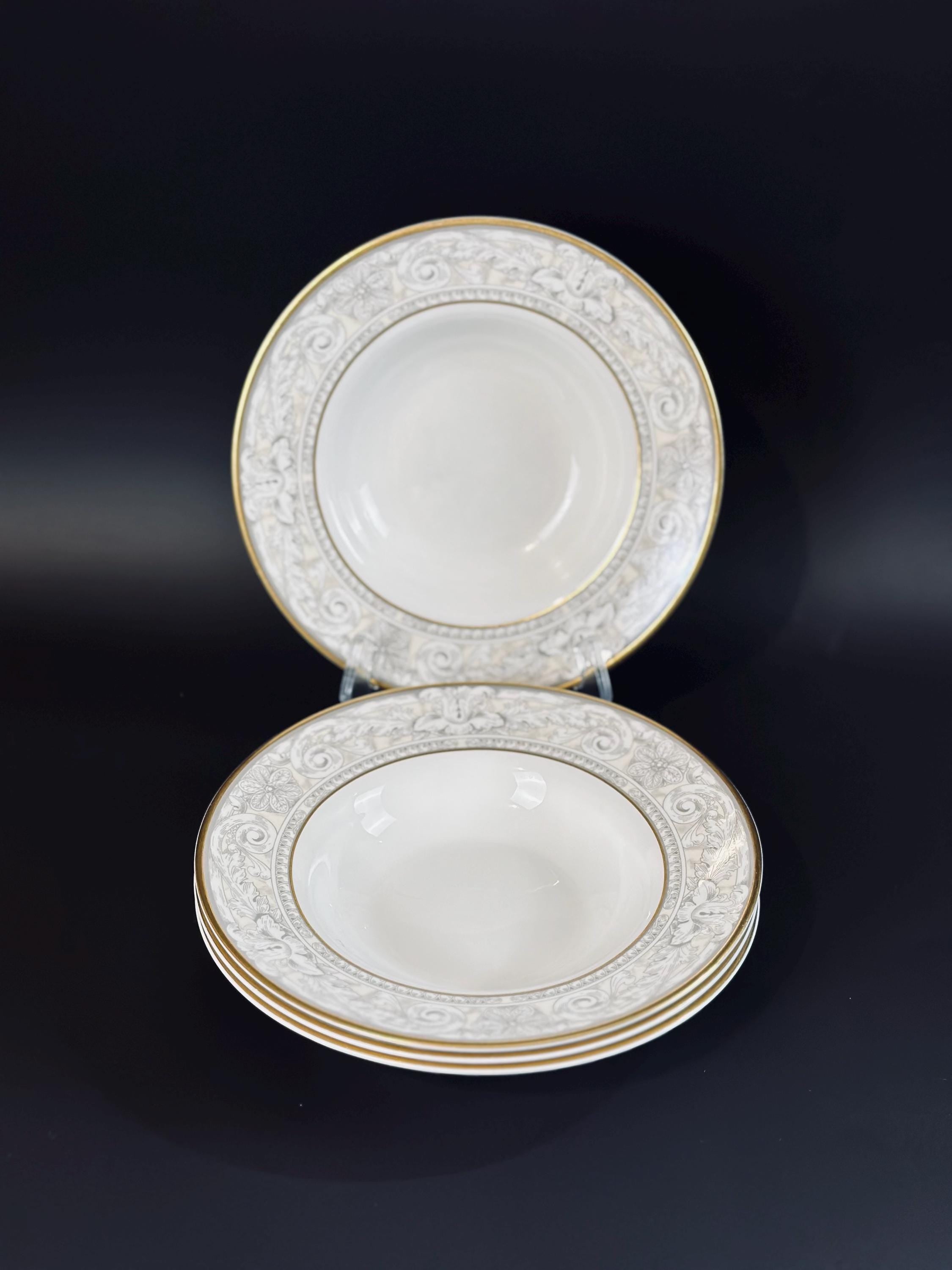 Four Royal Doulton Naples Soup Bowls