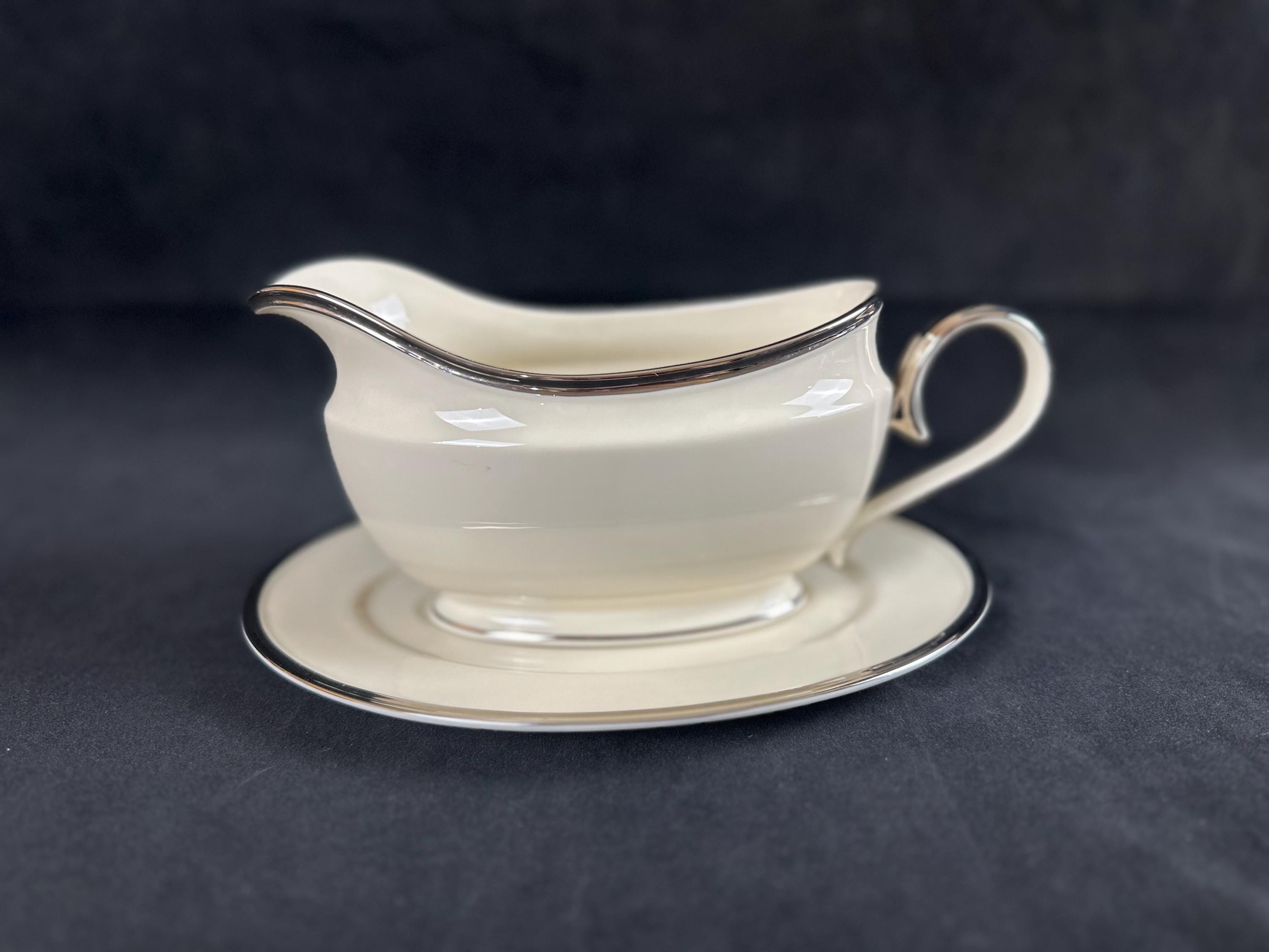 Lenox Solitaire Gravy Boat and Underplate