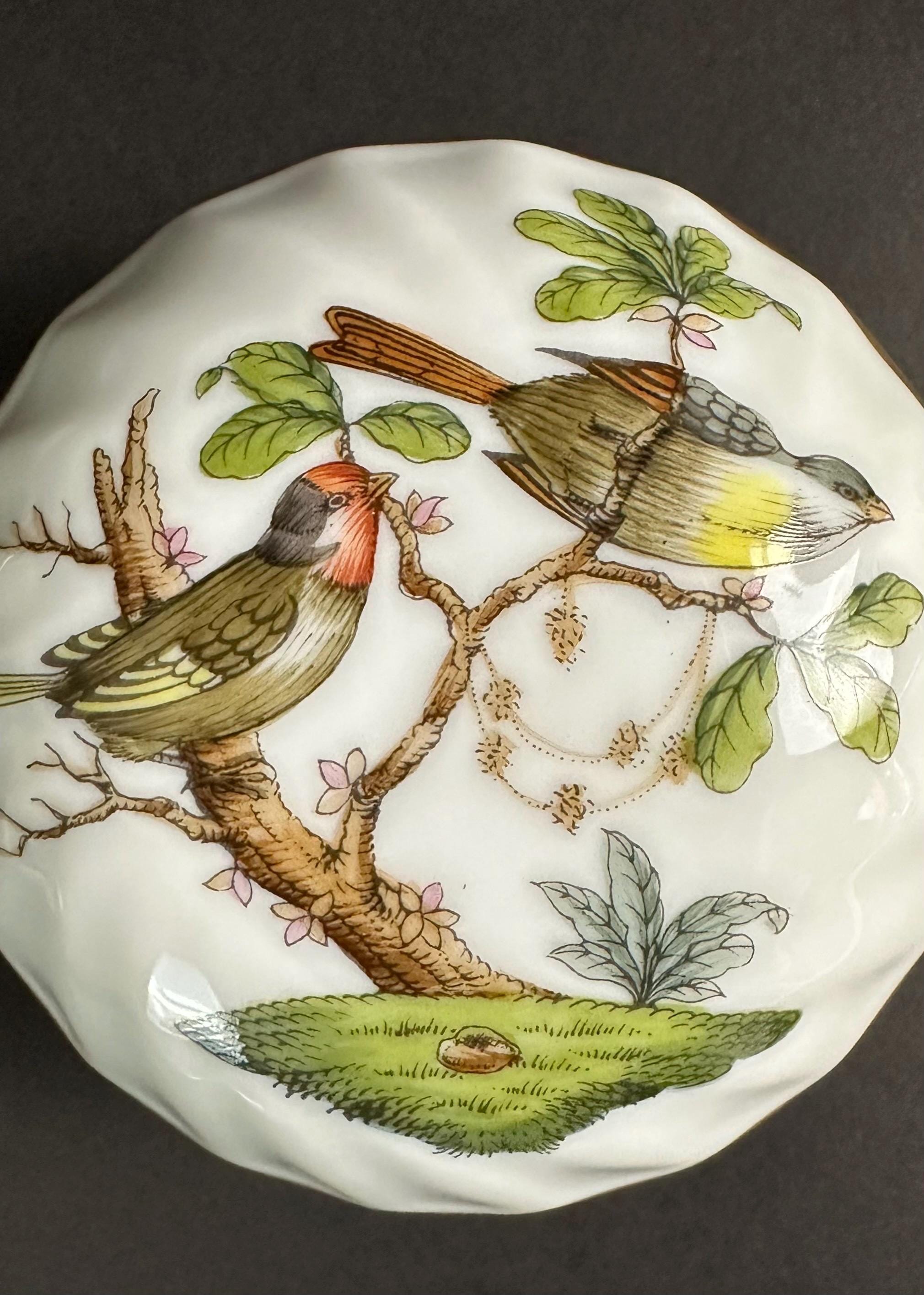 Herend Rothchilds Bird Trinket Box