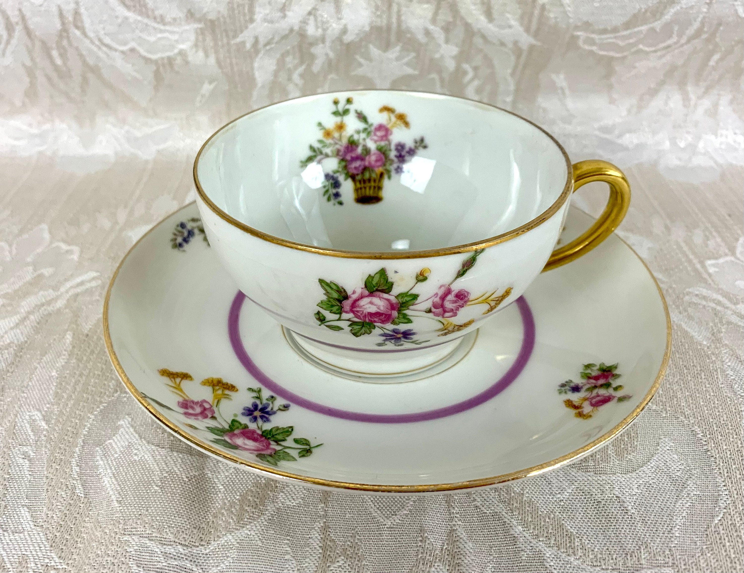 Elite Works Limoges Antique Teacup