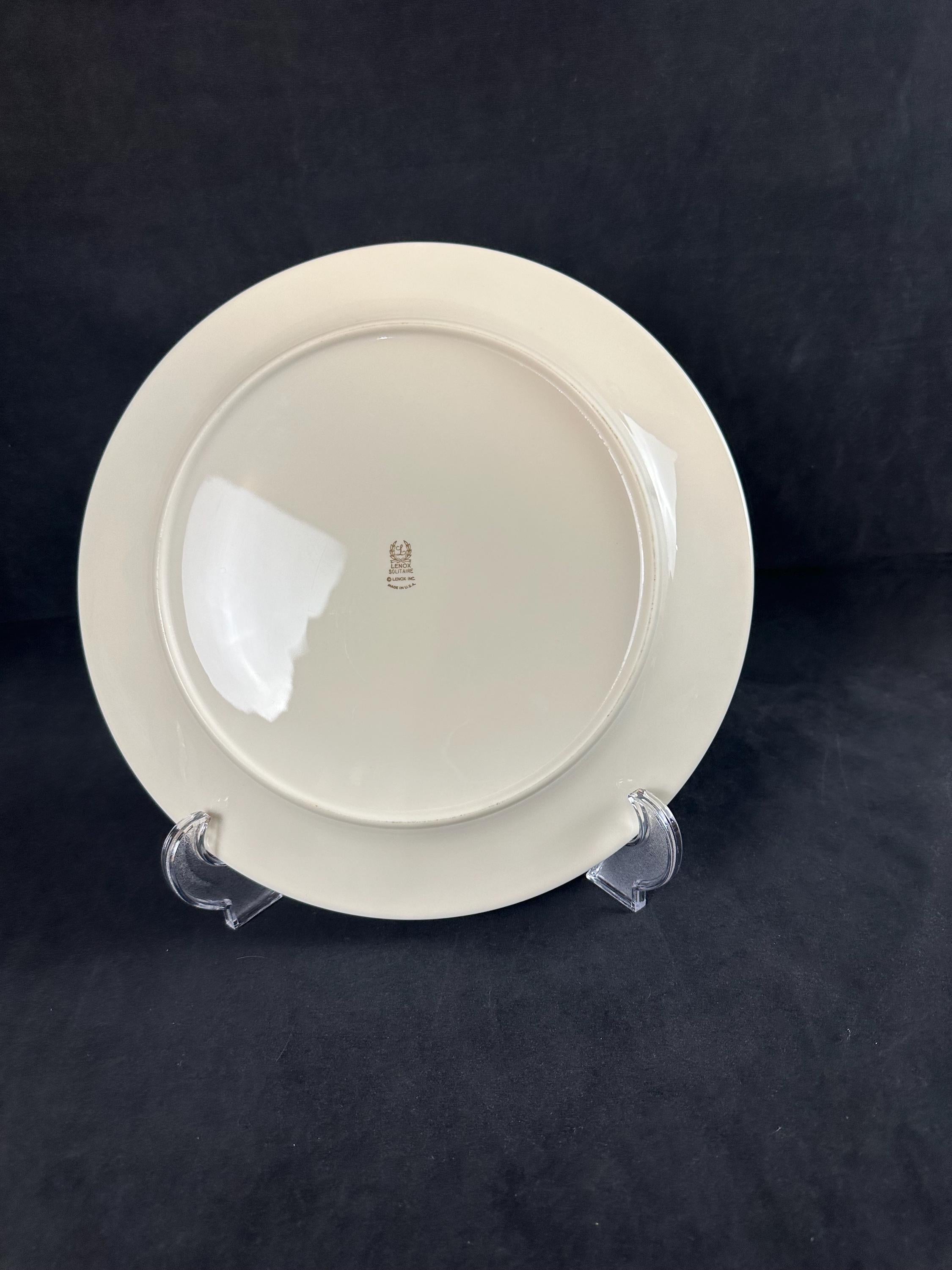 Lenox Solitaire Chop Plate Round Platter Serving Tray