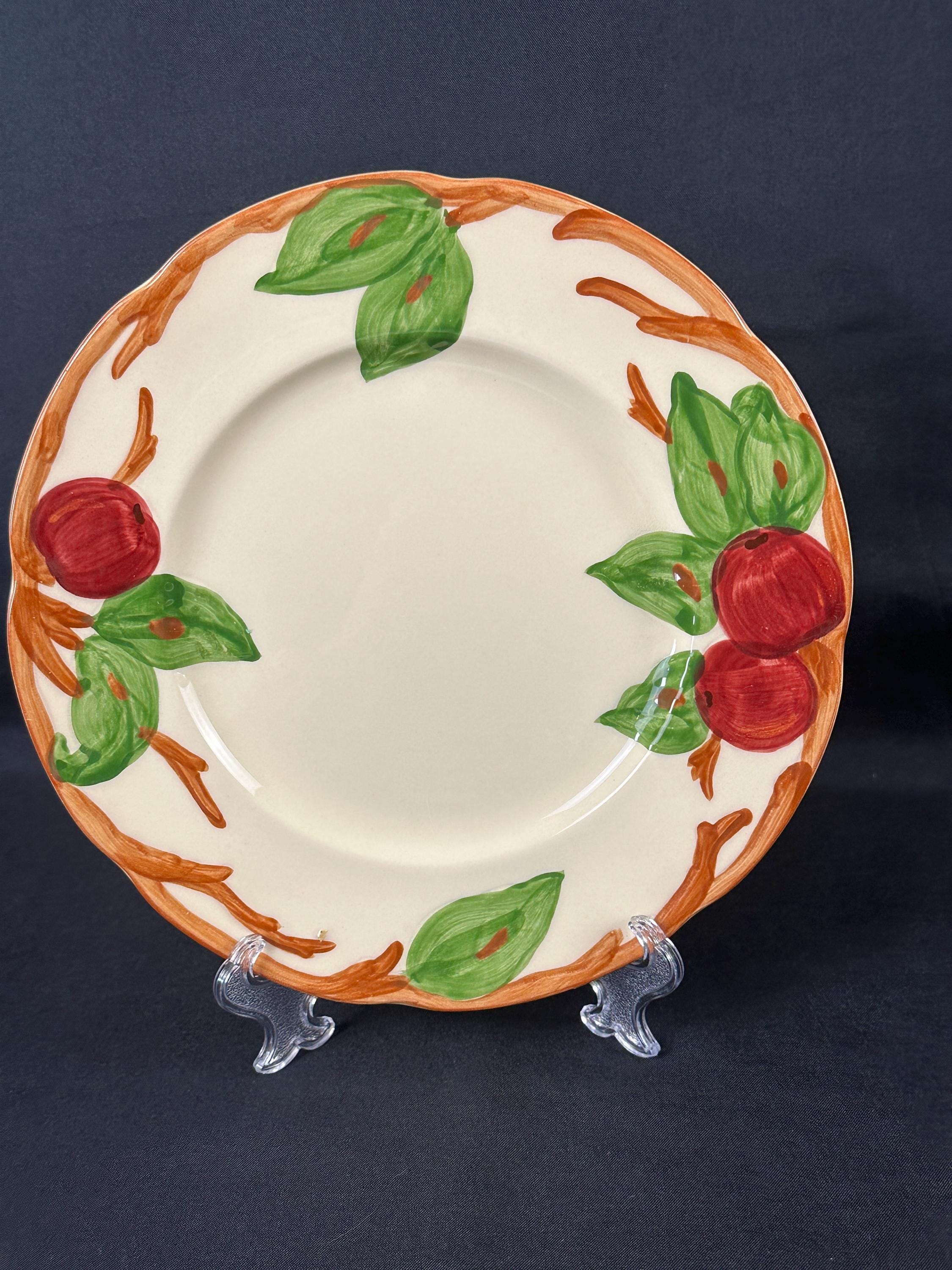 8 Franciscan Apple Salad Plates USA