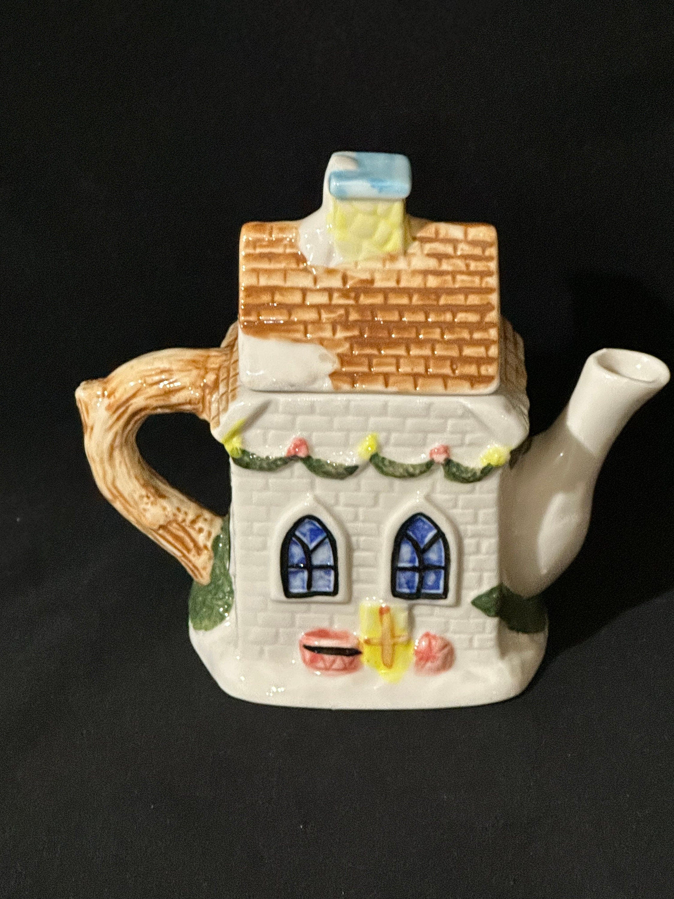 Church at Christmas Time Teapot