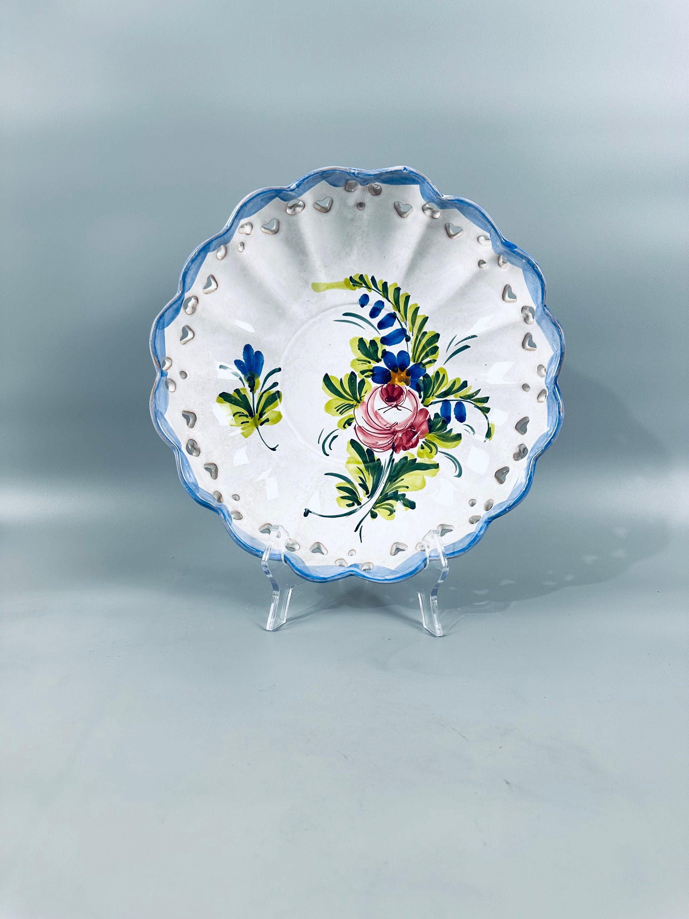 Hand Painted Italian Serving Bowl