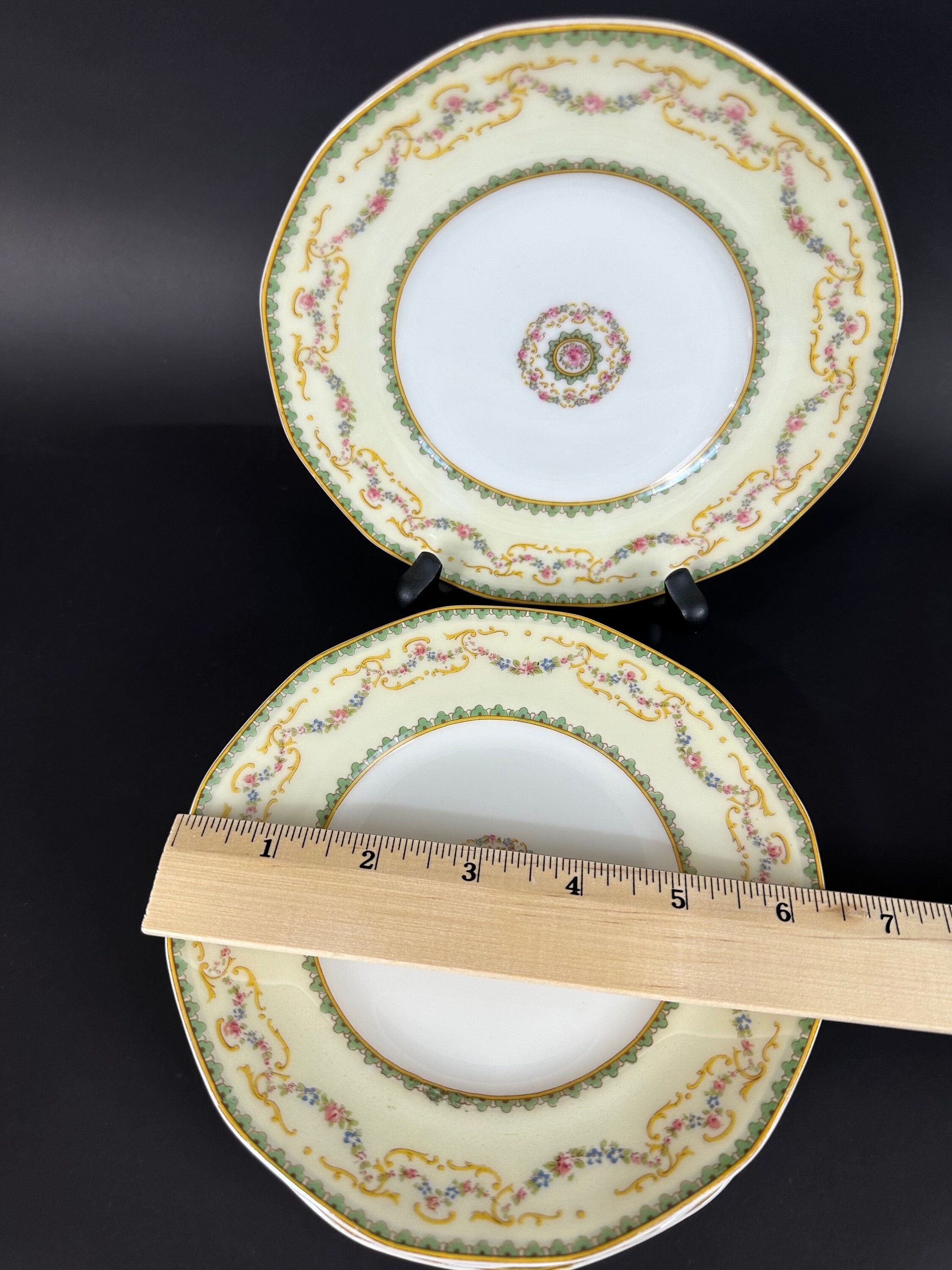 Five Haviland Bread Plates in the Venice Pattern