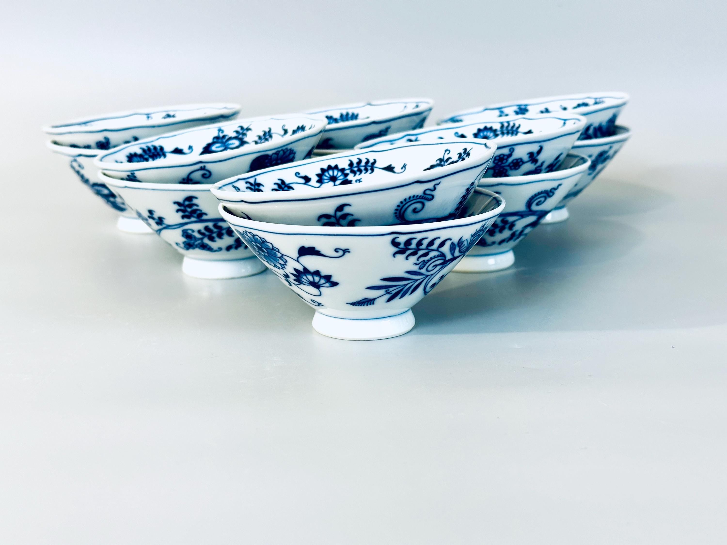 Blue Danube Set of 12 Rice Bowls Dessert Bowls