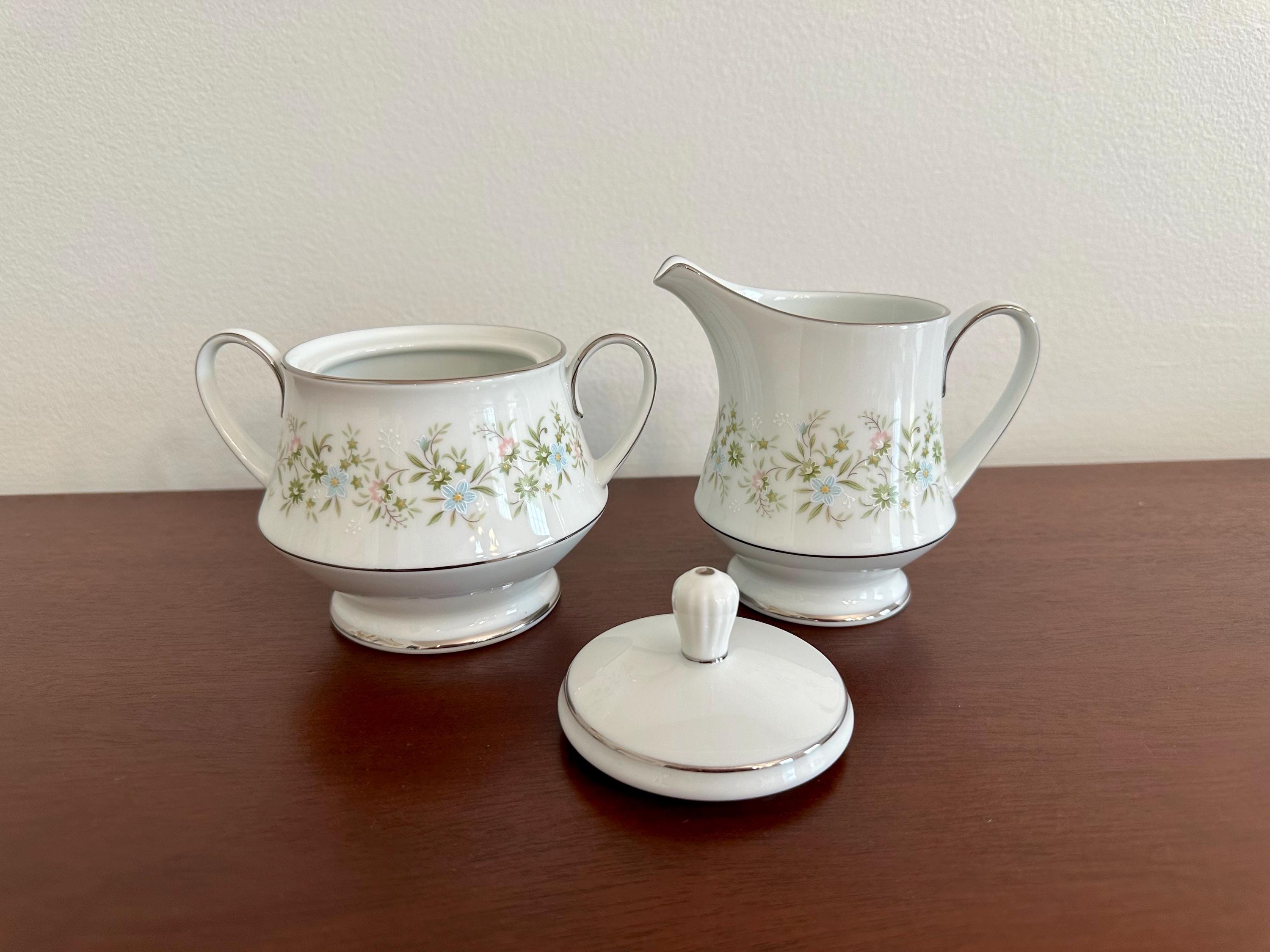 Noritake Savannah Creamer and Sugar Bowl