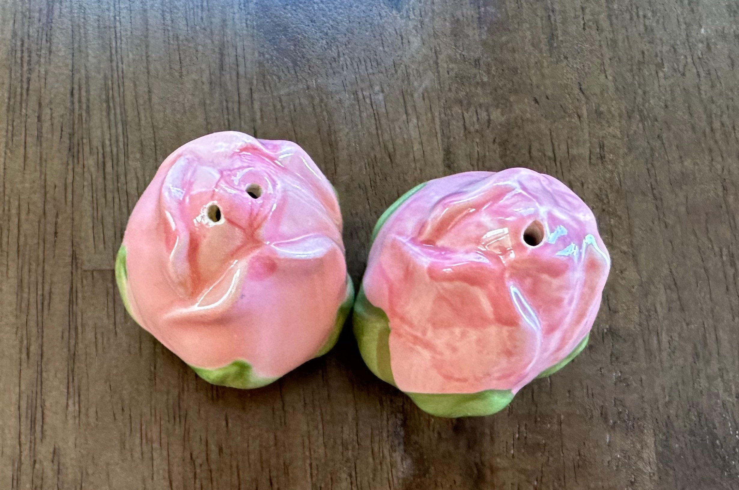 Franciscan Desert Rose Salt and Pepper Shakers