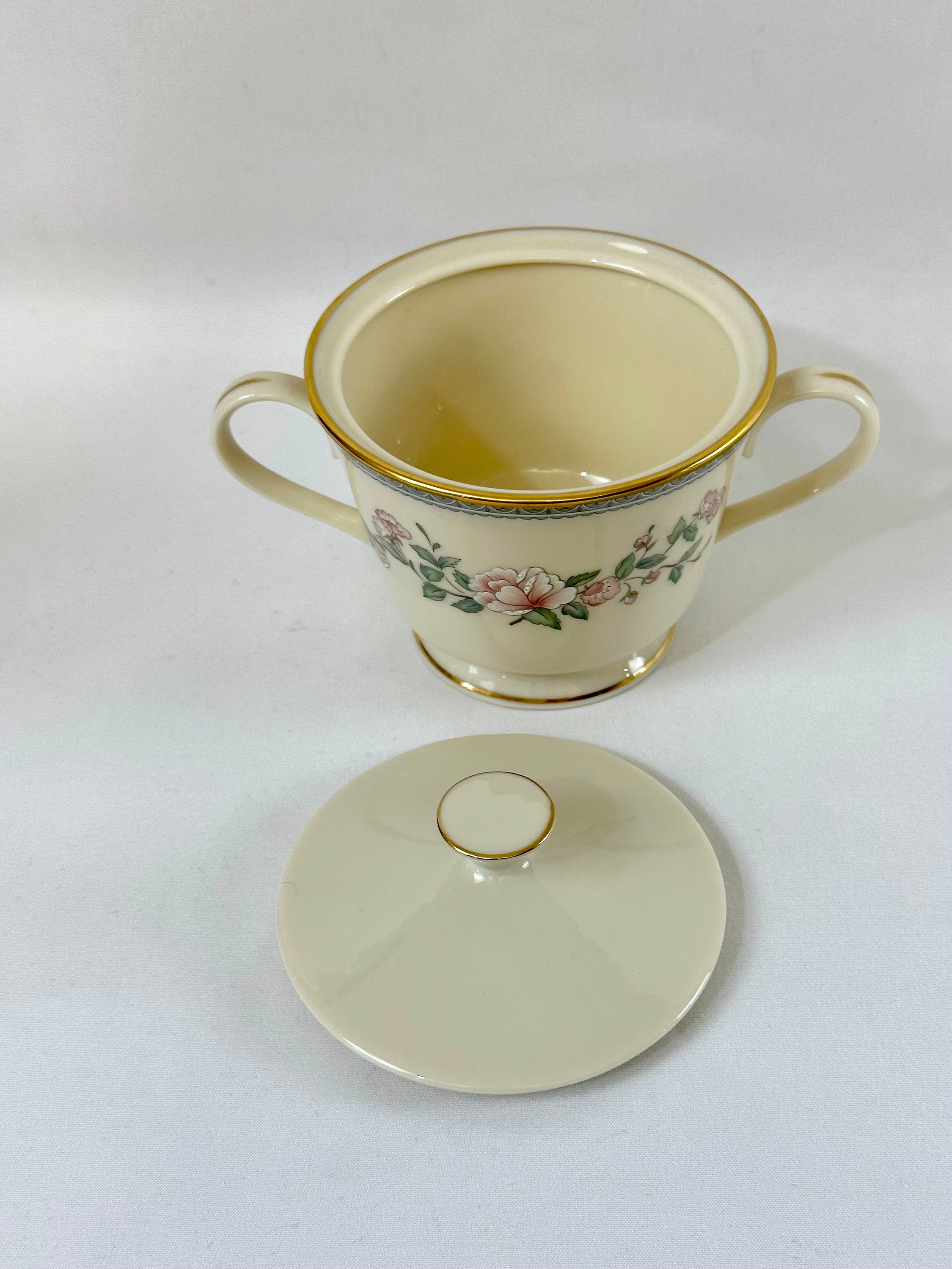 Lenox Serenade Creamer and Sugar Bowl