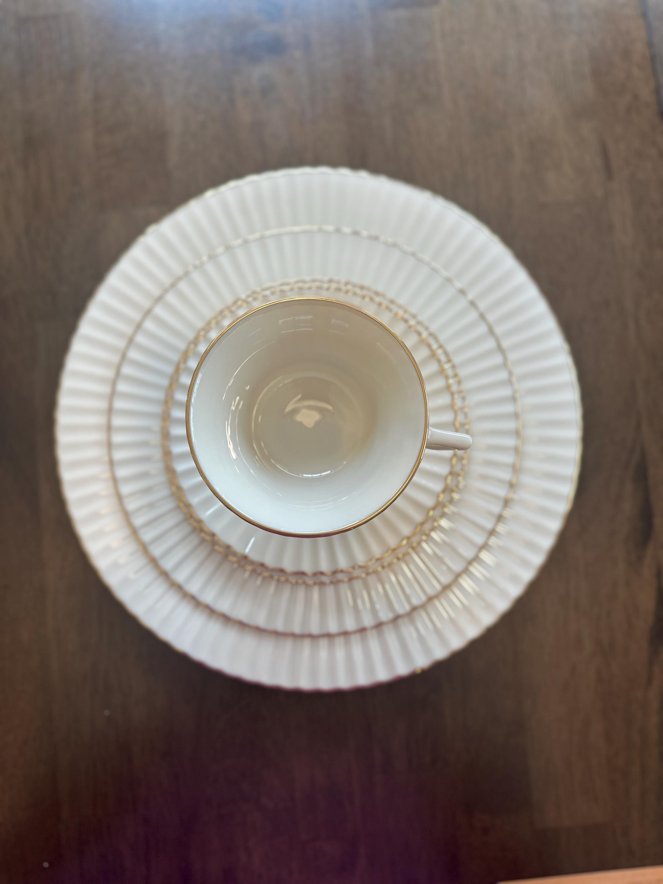 Lenox Citation Gold 5 Piece Place Settings