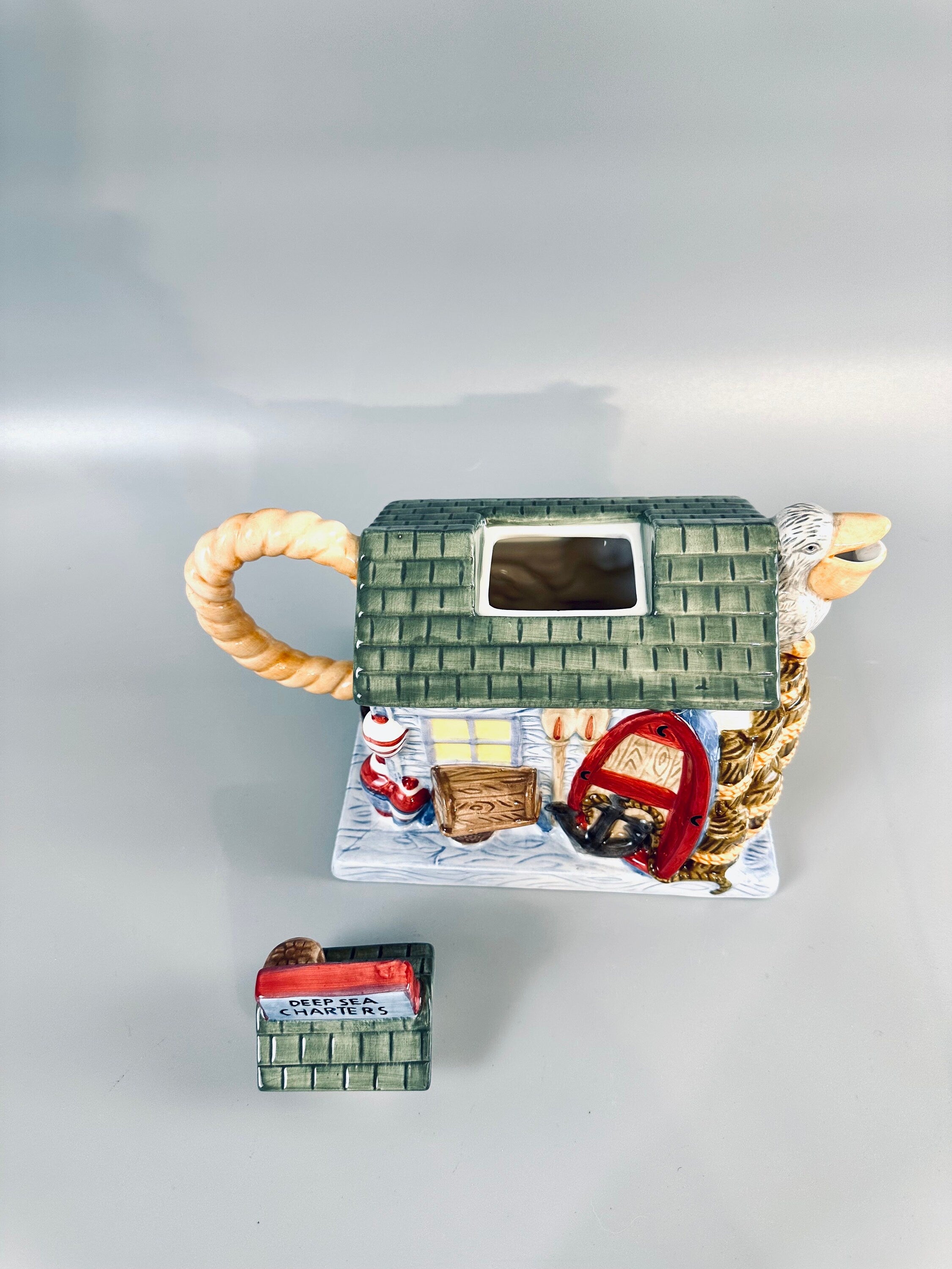 Bait Shop Ceramic Teapot