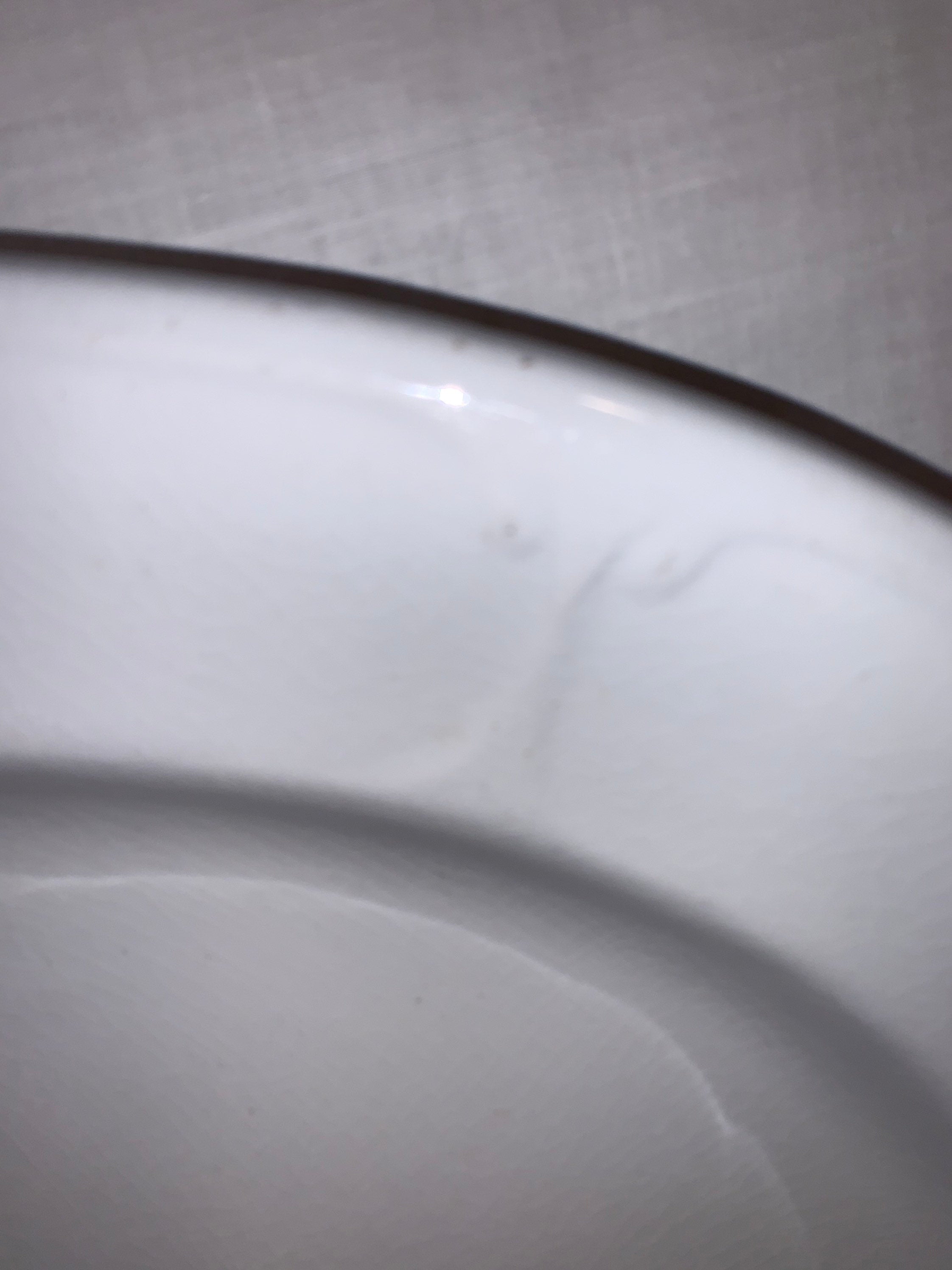 Antique circa 1850 Very Large Jacob Furnivals Platter