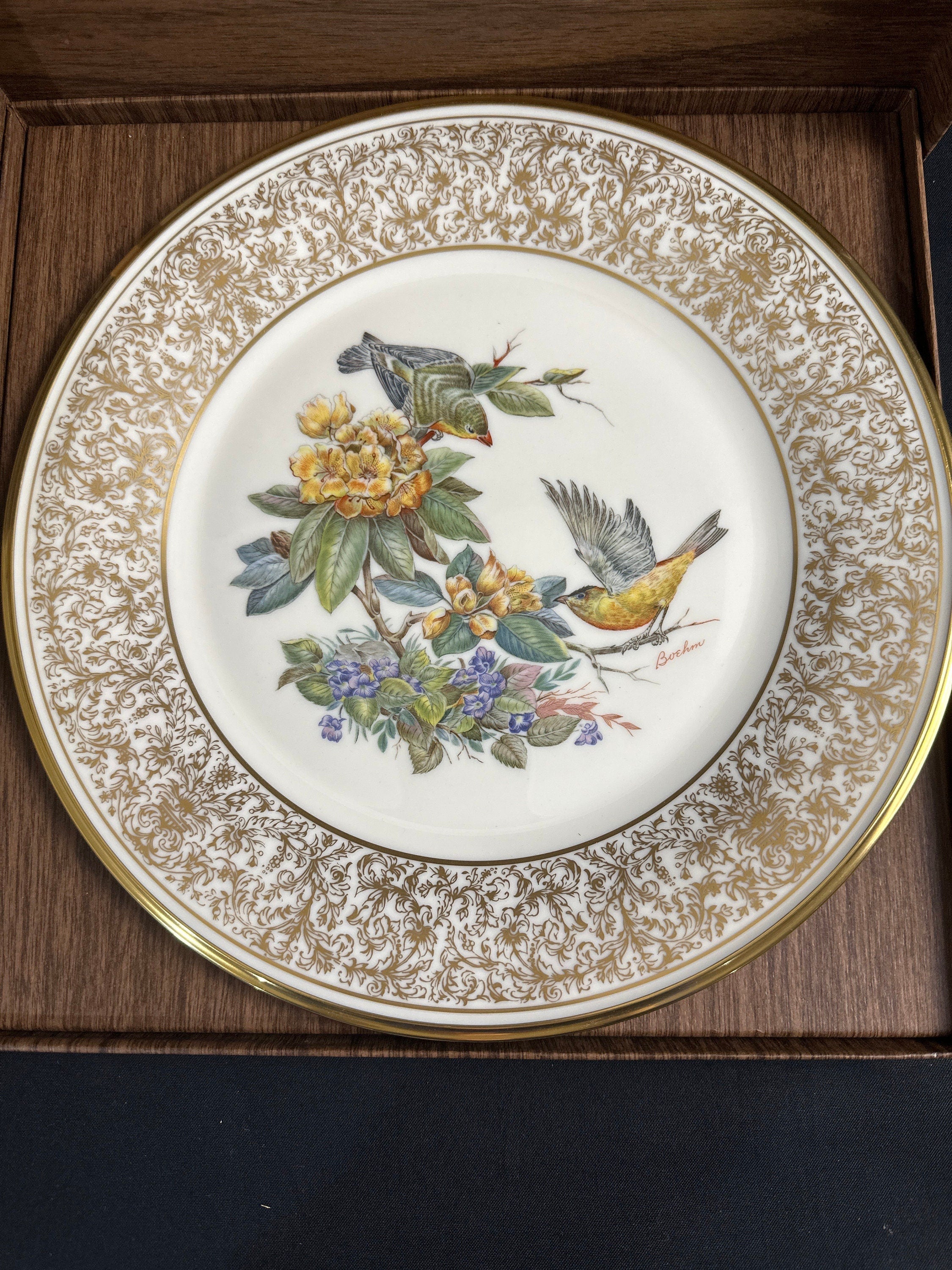 Lenox Boehm Bird Plates Like New